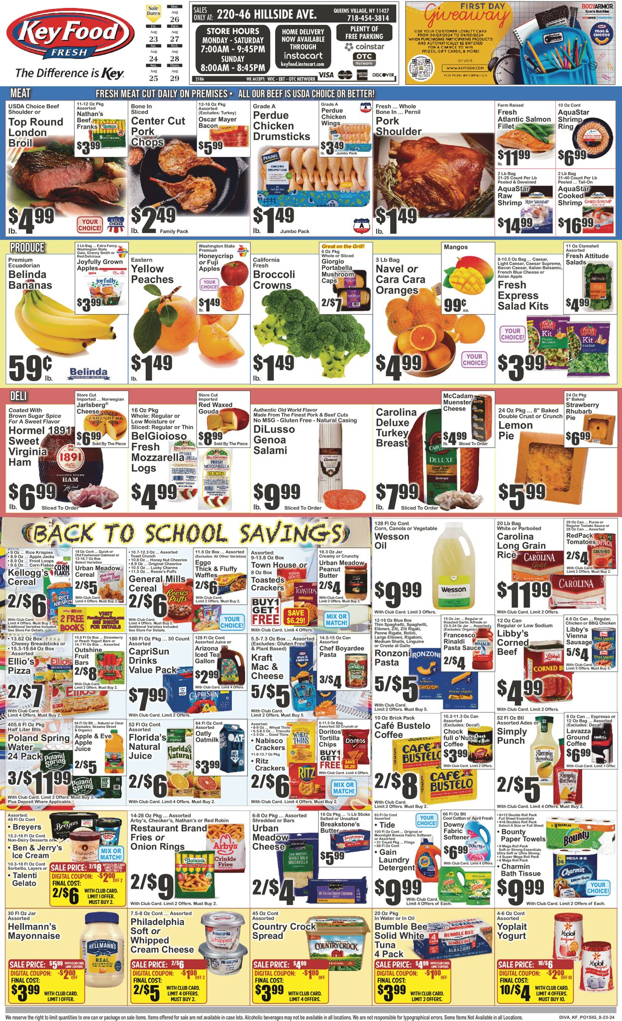 Catalogue Key Food from 08/23/2024