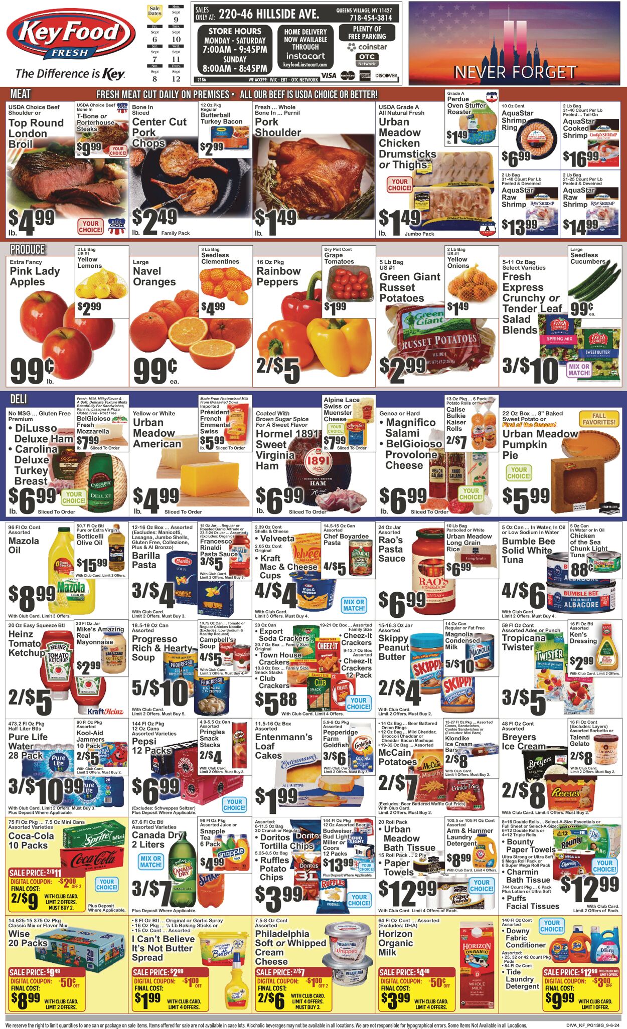 Catalogue Key Food from 09/06/2024