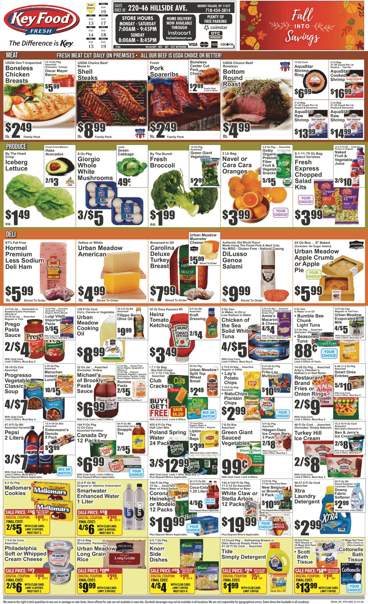 Catalogue Key Food from 09/13/2024