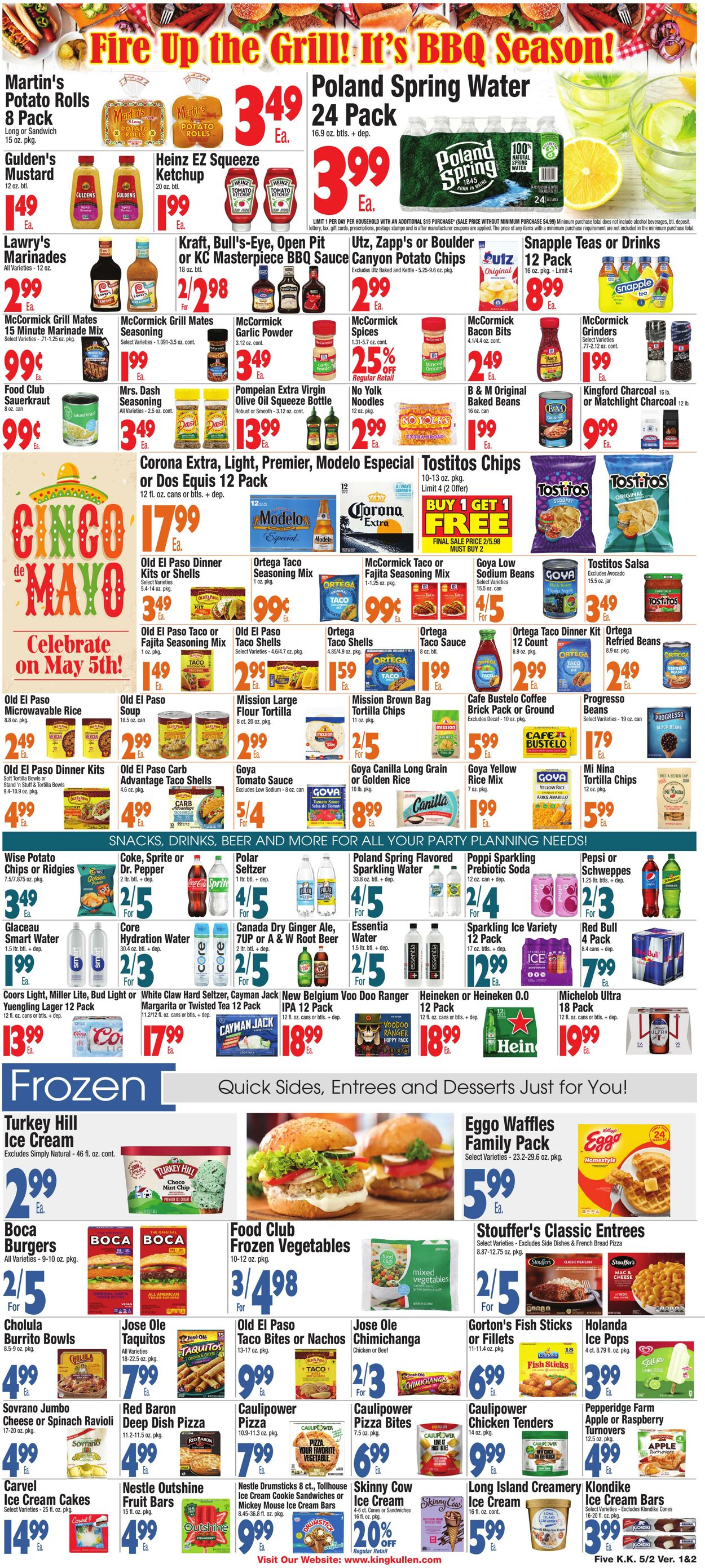 Catalogue King Kullen from 05/01/2025