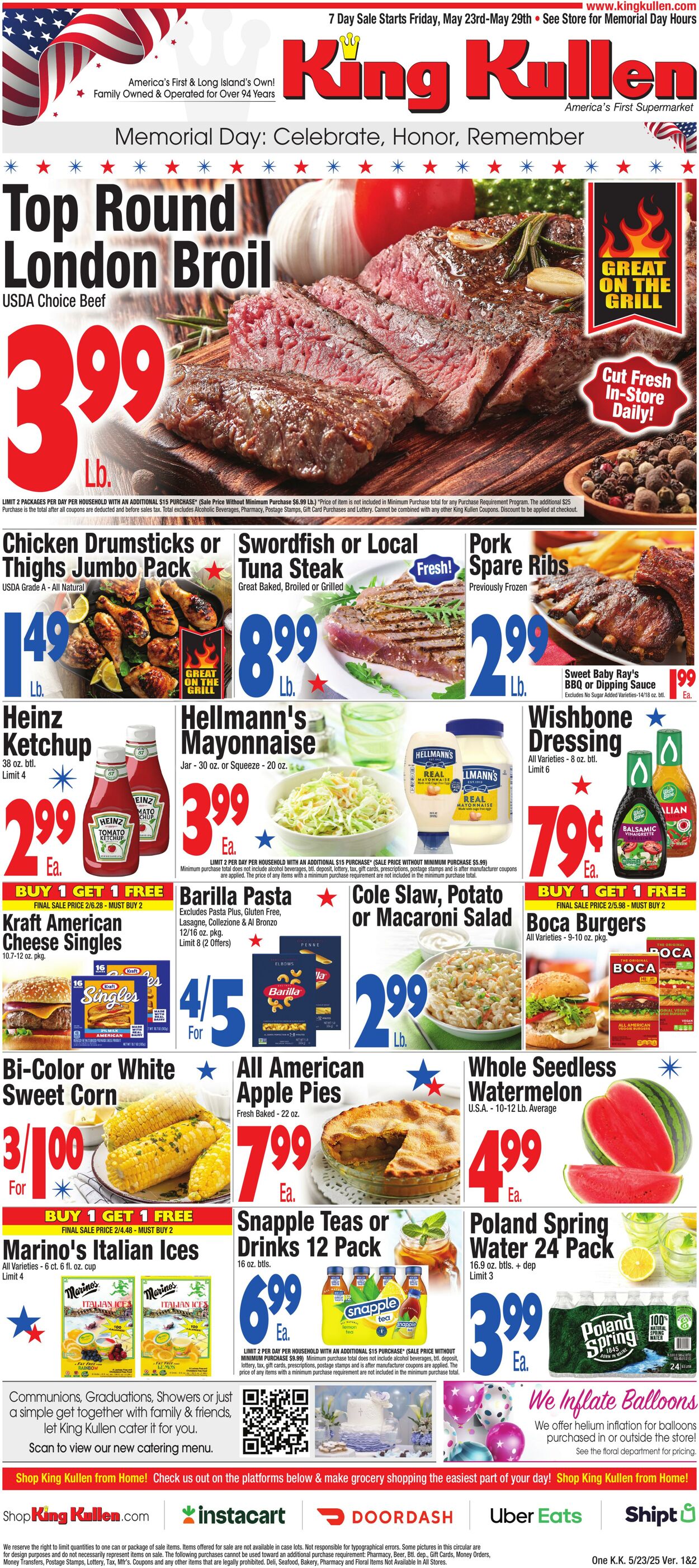 Catalogue King Kullen from 05/22/2025
