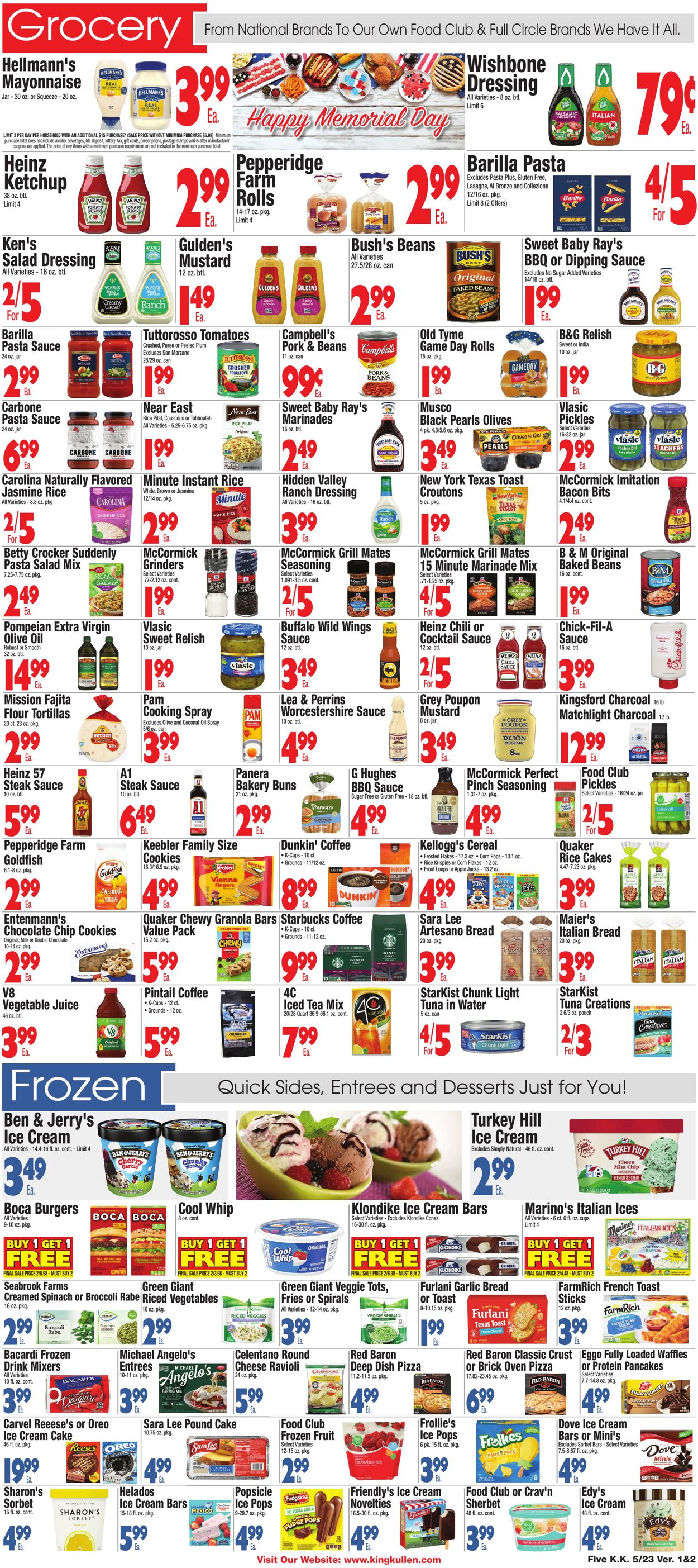 Catalogue King Kullen from 05/22/2025