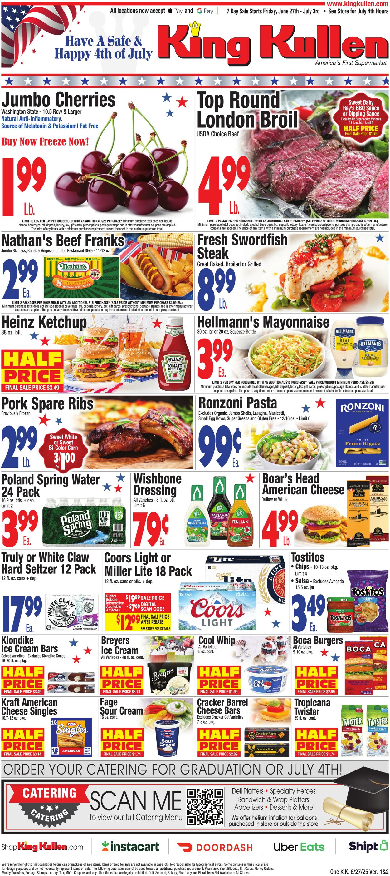Catalogue King Kullen from 06/26/2025