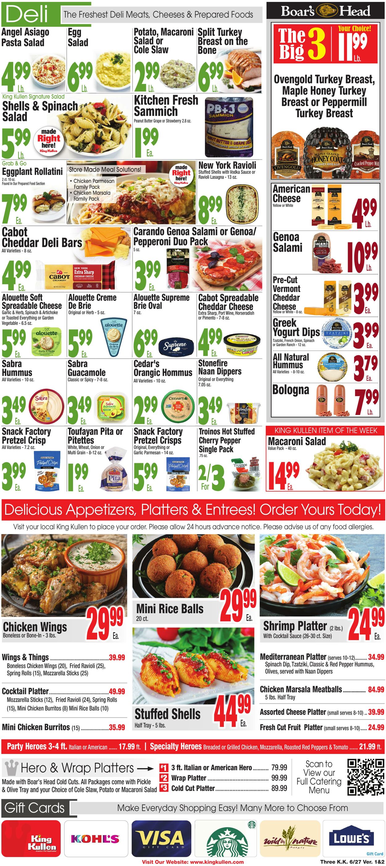 Catalogue King Kullen from 06/26/2025
