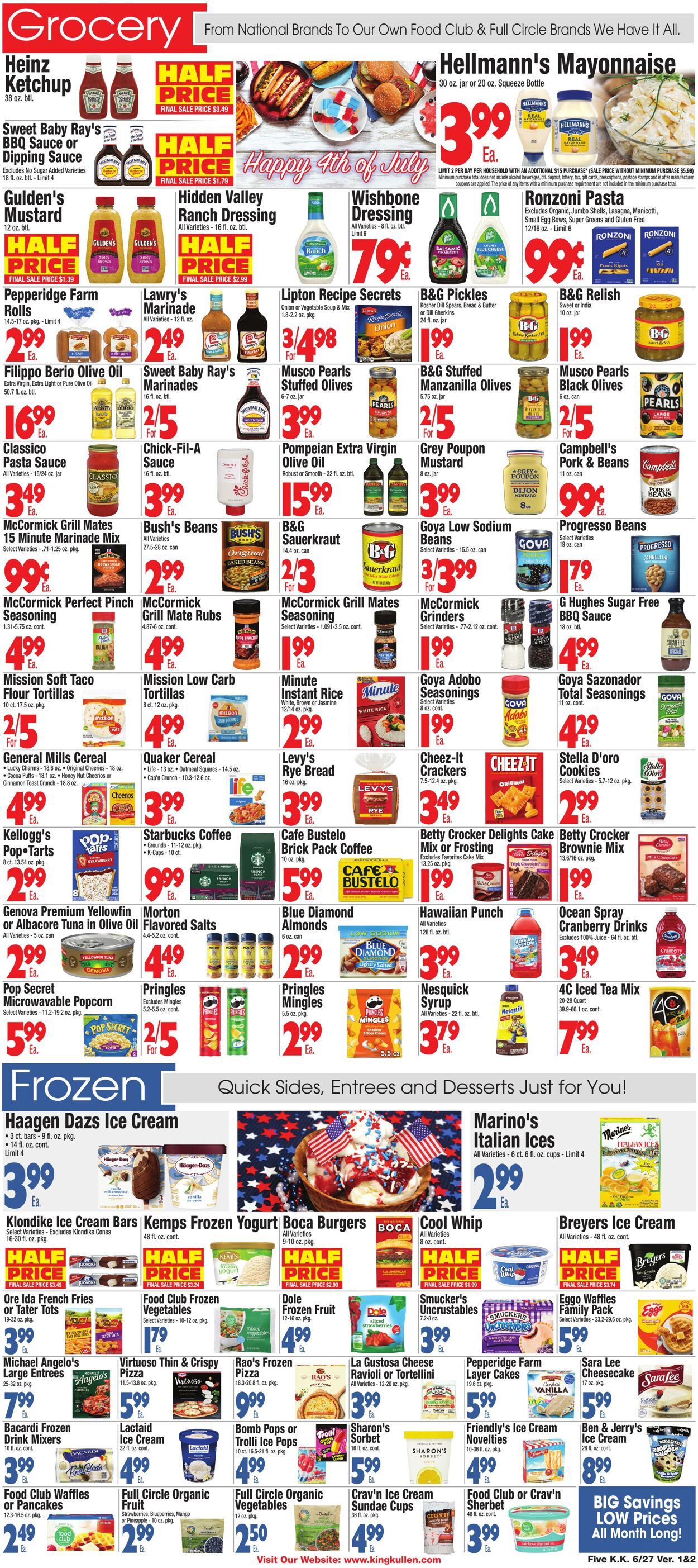 Catalogue King Kullen from 06/26/2025