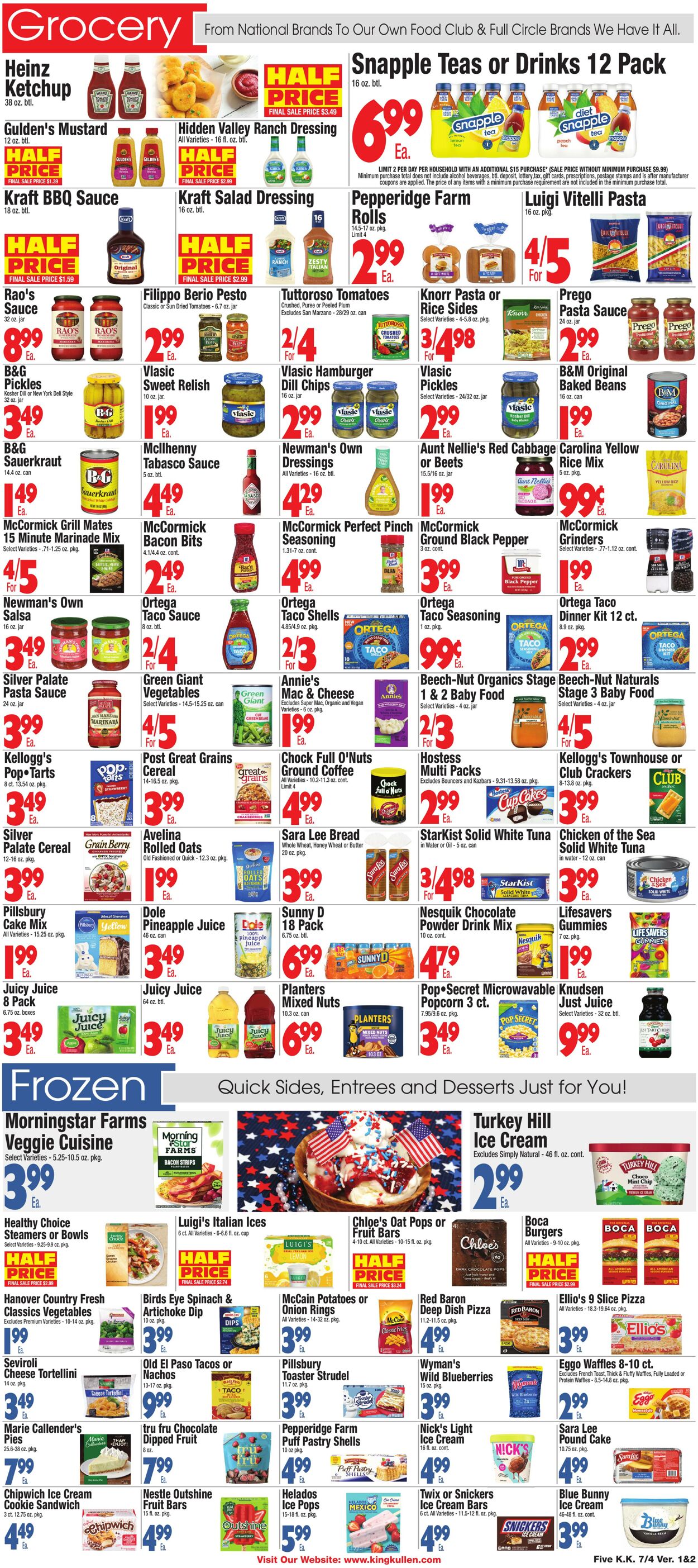 Catalogue King Kullen from 07/03/2025