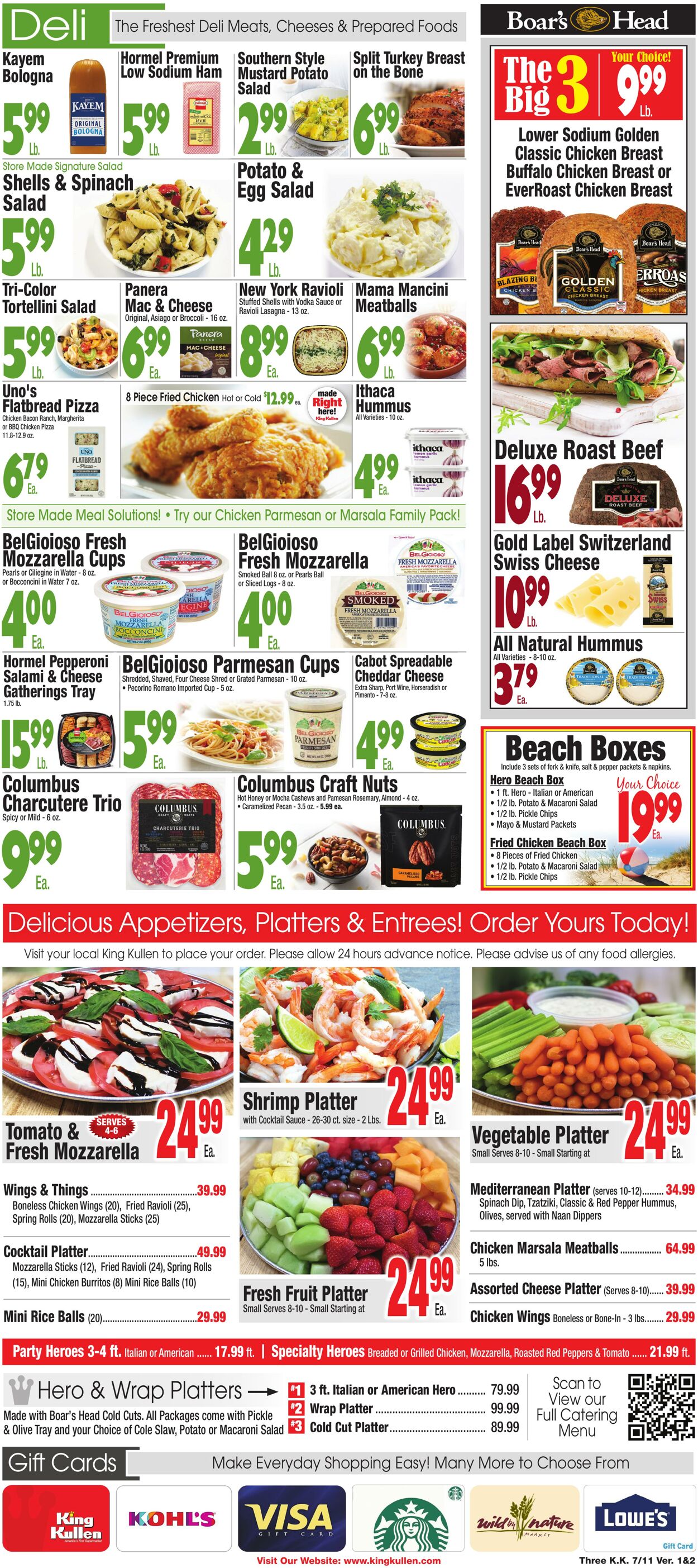 Catalogue King Kullen from 07/10/2025
