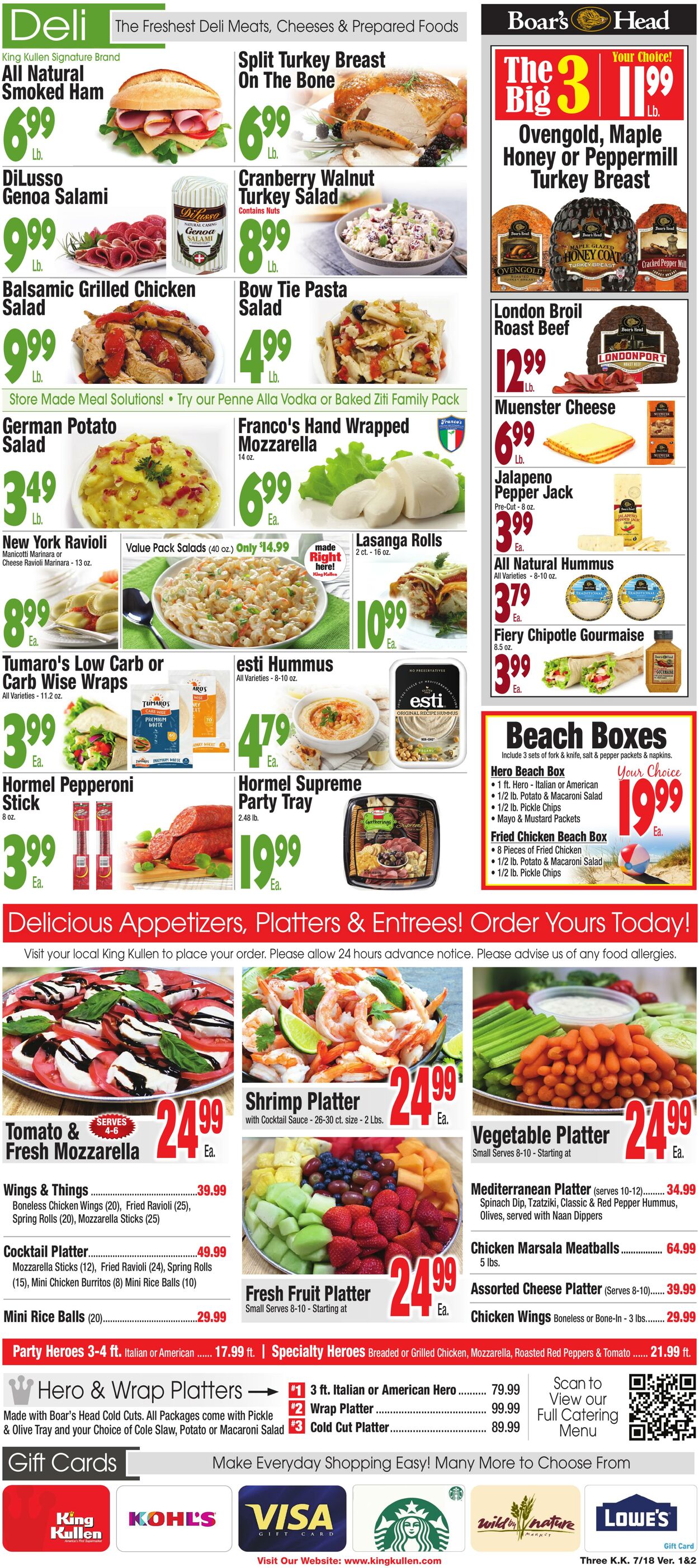 Catalogue King Kullen from 07/17/2025