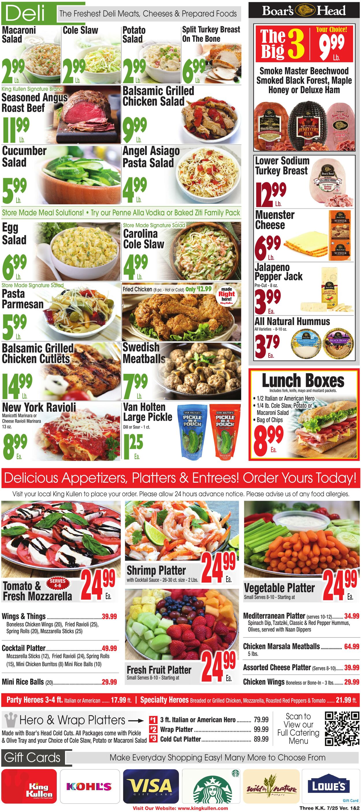 Catalogue King Kullen from 07/24/2025
