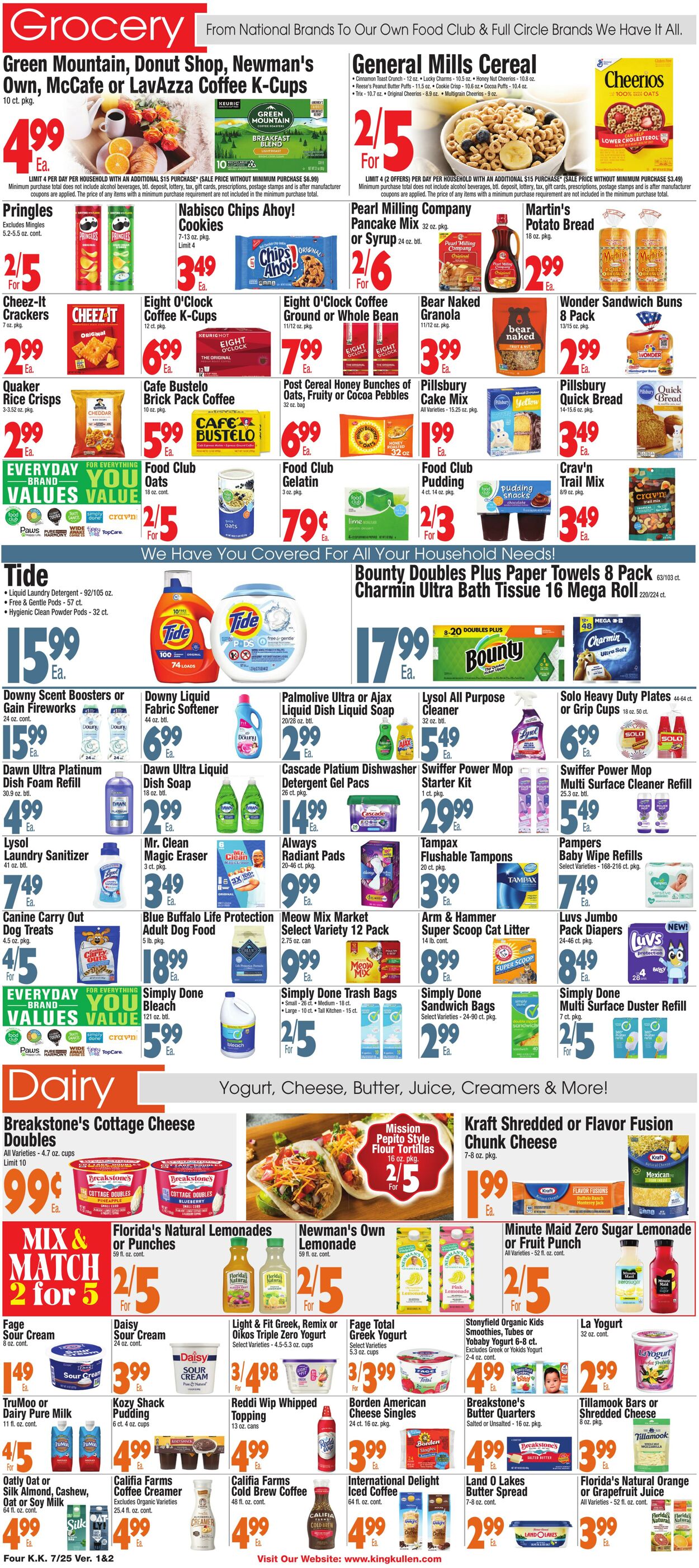 Catalogue King Kullen from 07/24/2025