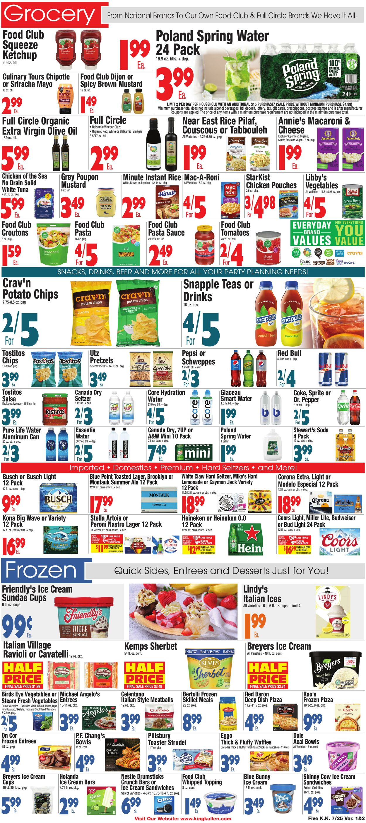 Catalogue King Kullen from 07/24/2025