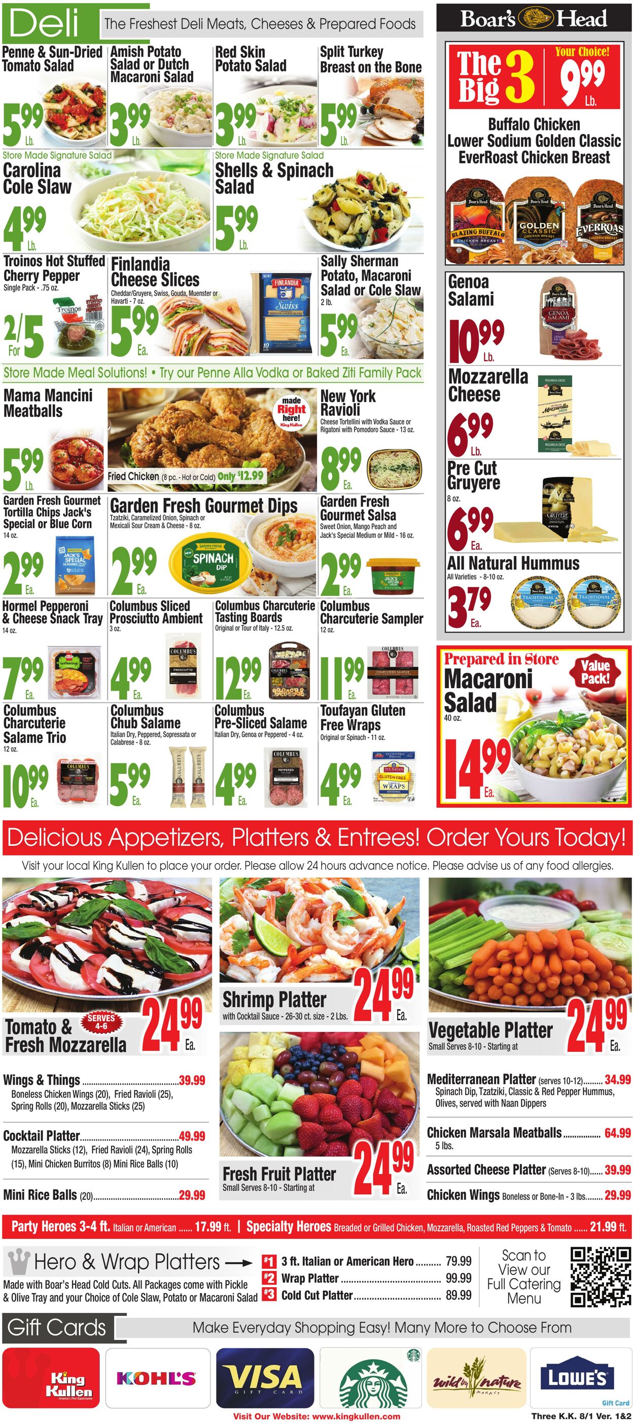 Catalogue King Kullen from 07/31/2025