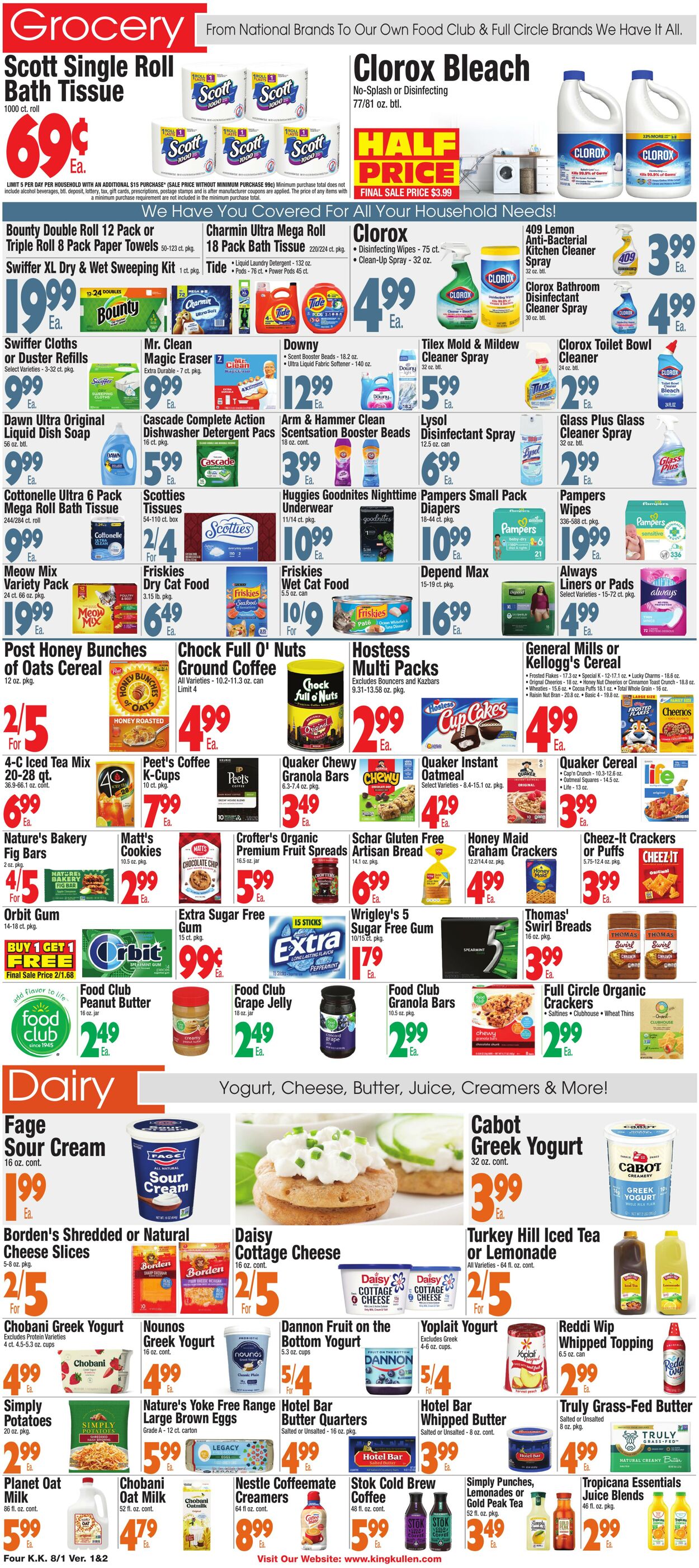 Catalogue King Kullen from 07/31/2025