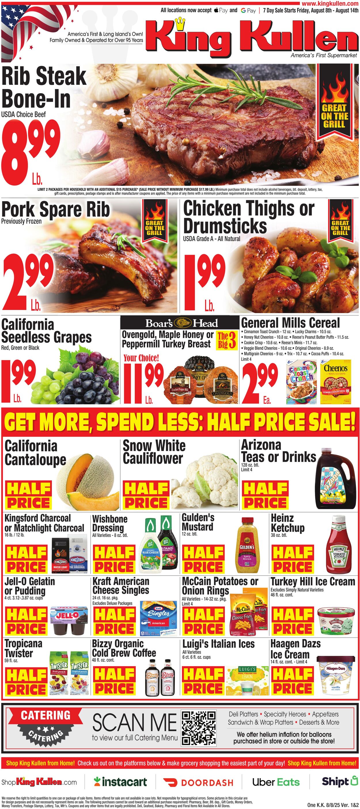 Catalogue King Kullen from 08/07/2025