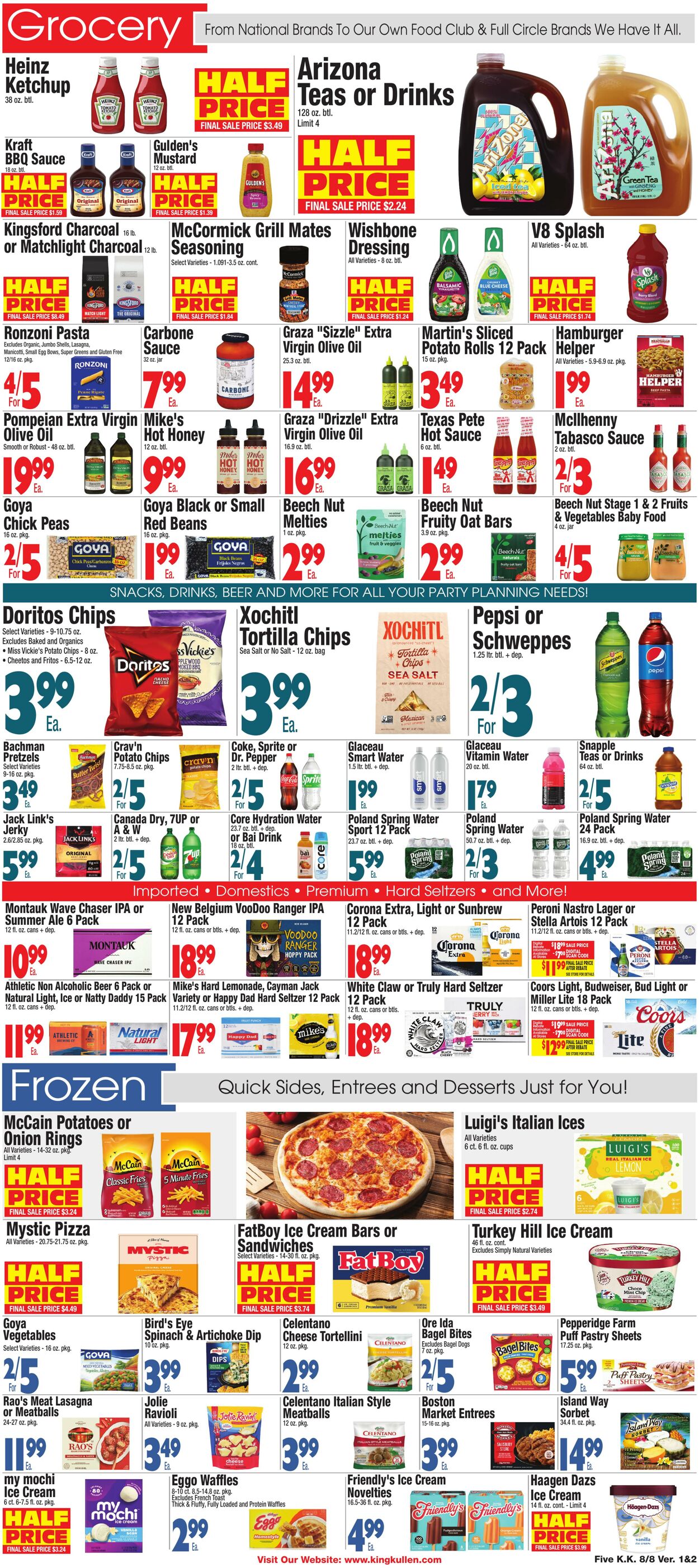 Catalogue King Kullen from 08/07/2025
