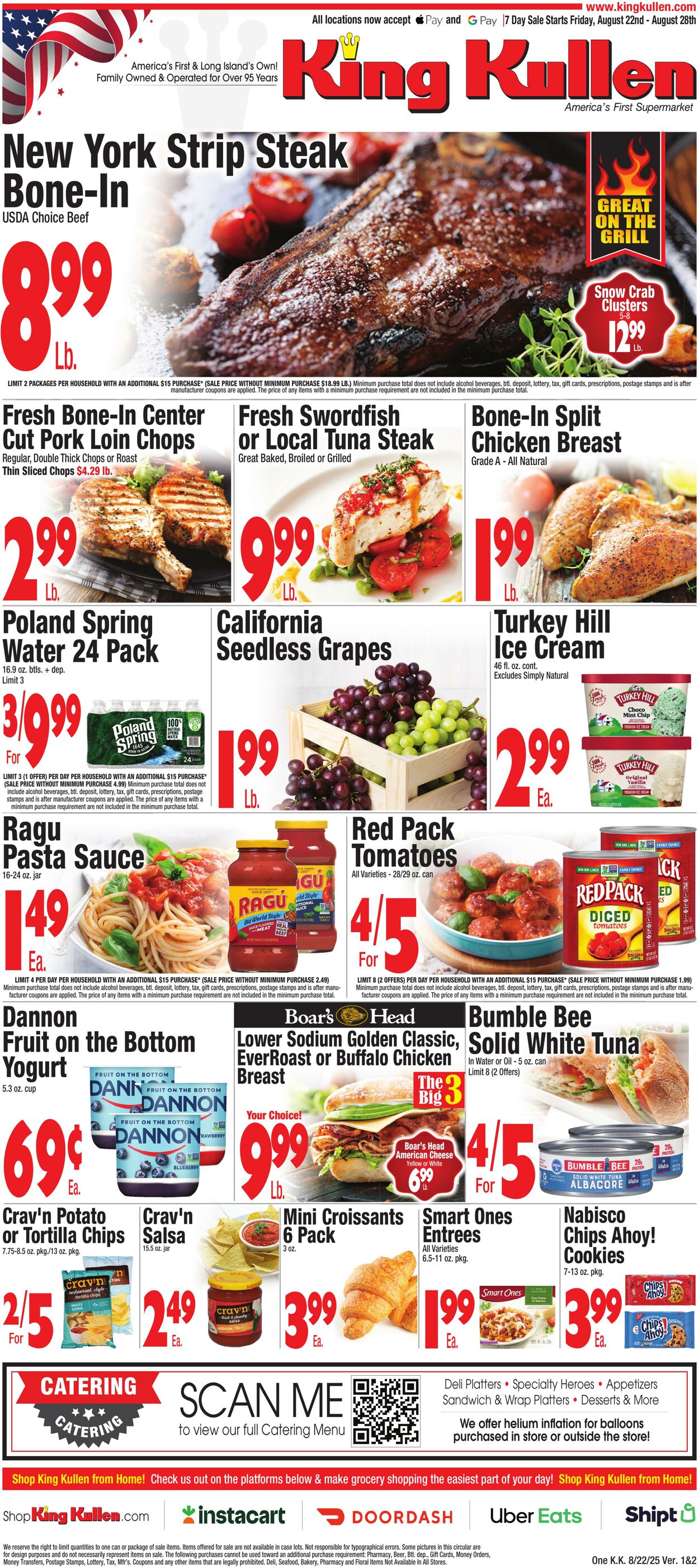 Catalogue King Kullen from 08/21/2025
