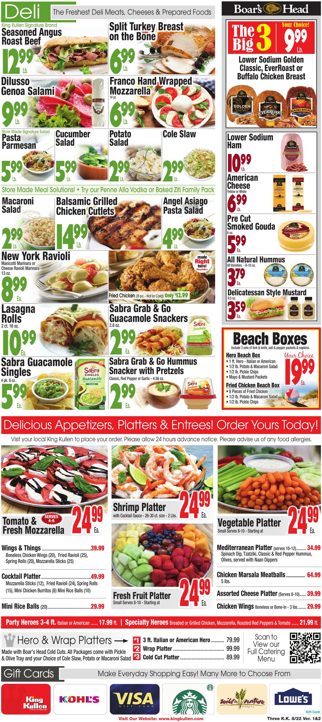 Catalogue King Kullen from 08/21/2025