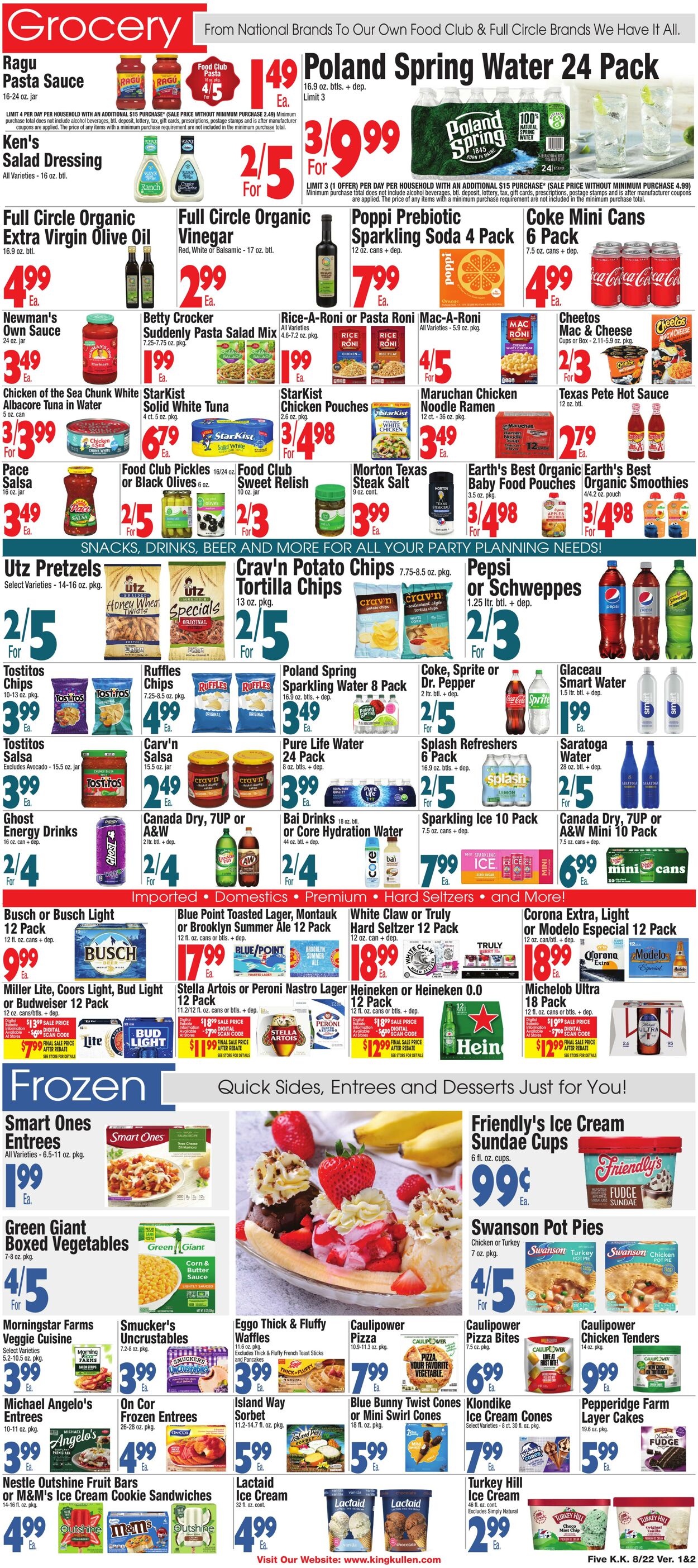Catalogue King Kullen from 08/21/2025
