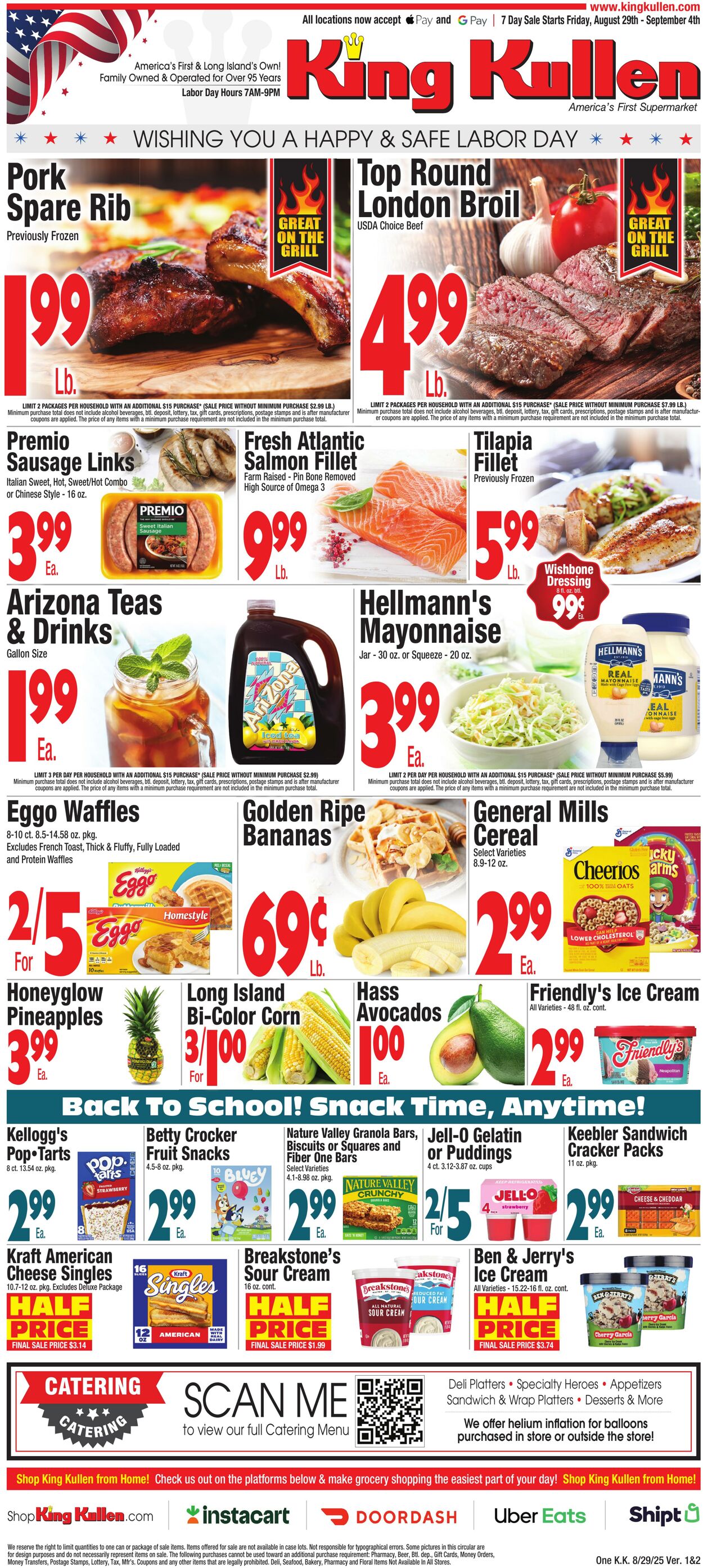 Catalogue King Kullen from 08/28/2025