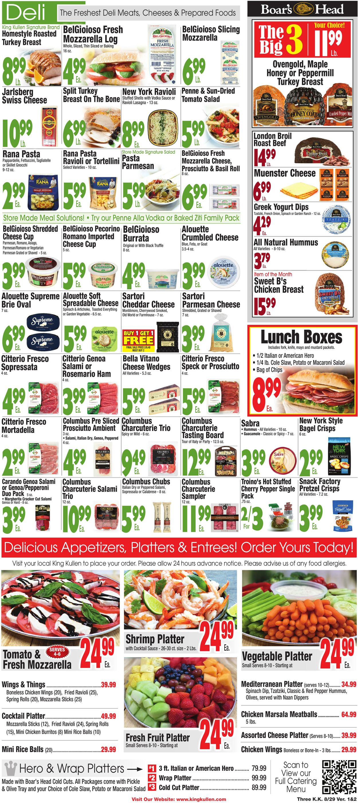 Catalogue King Kullen from 08/28/2025