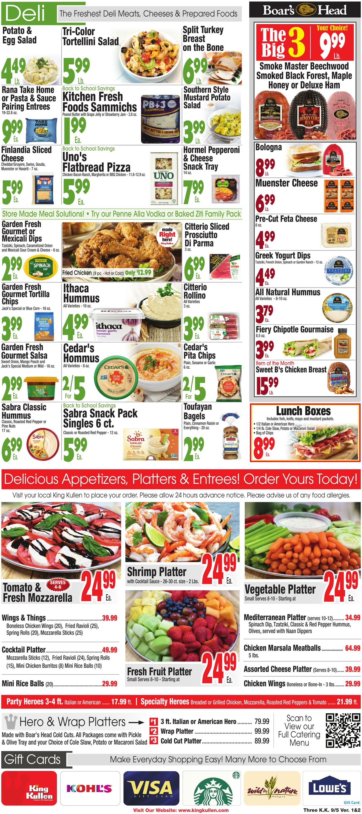 Catalogue King Kullen from 09/04/2025