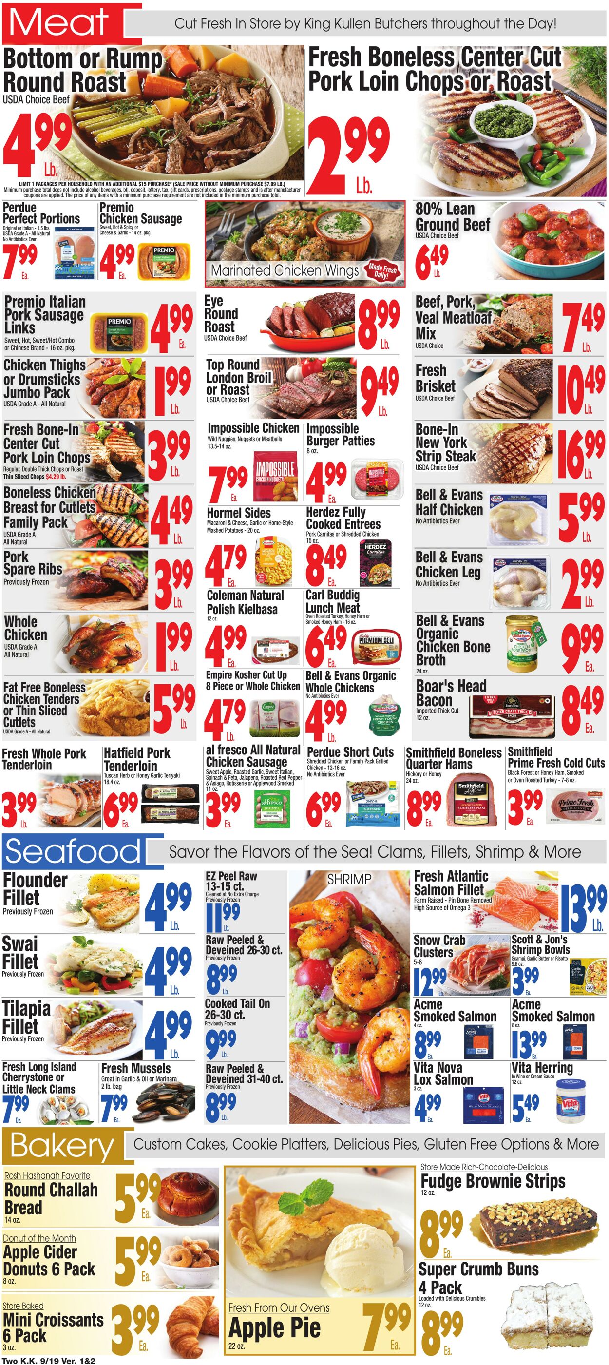 Catalogue King Kullen from 09/18/2025