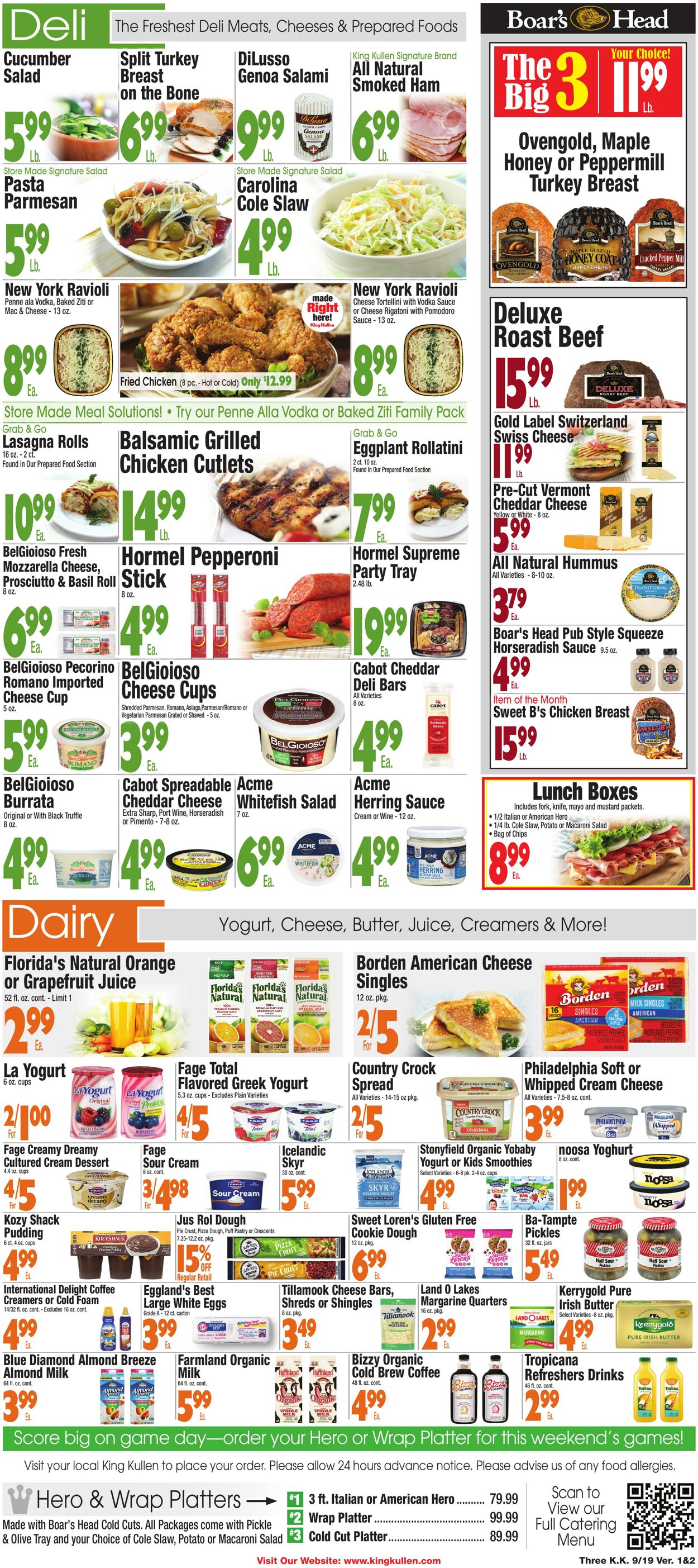 Catalogue King Kullen from 09/18/2025