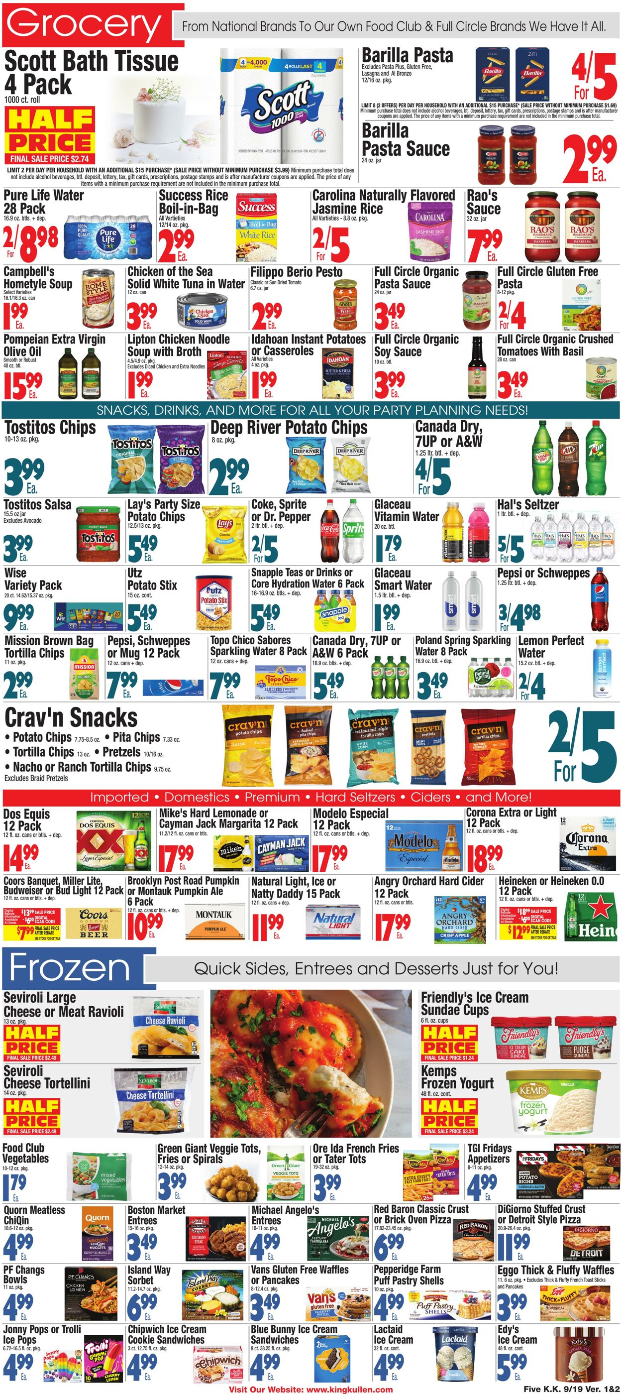 Catalogue King Kullen from 09/18/2025