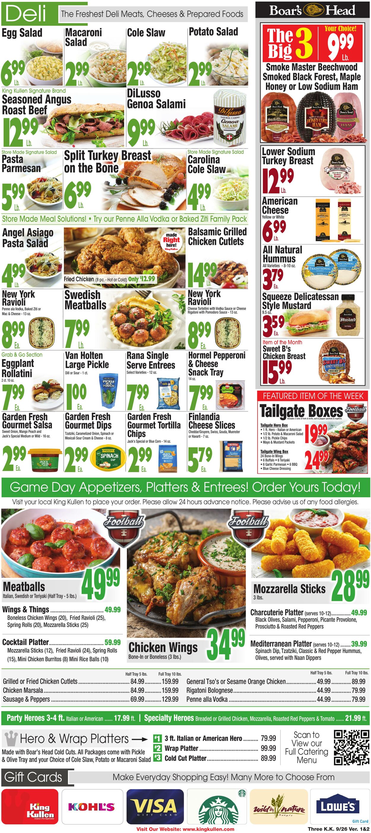 Catalogue King Kullen from 09/25/2025