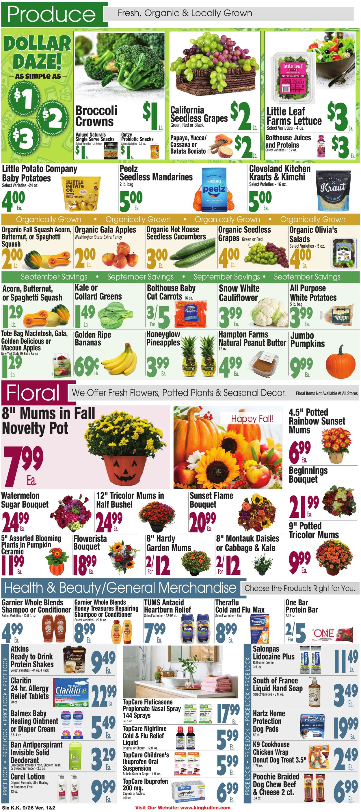 Catalogue King Kullen from 09/25/2025