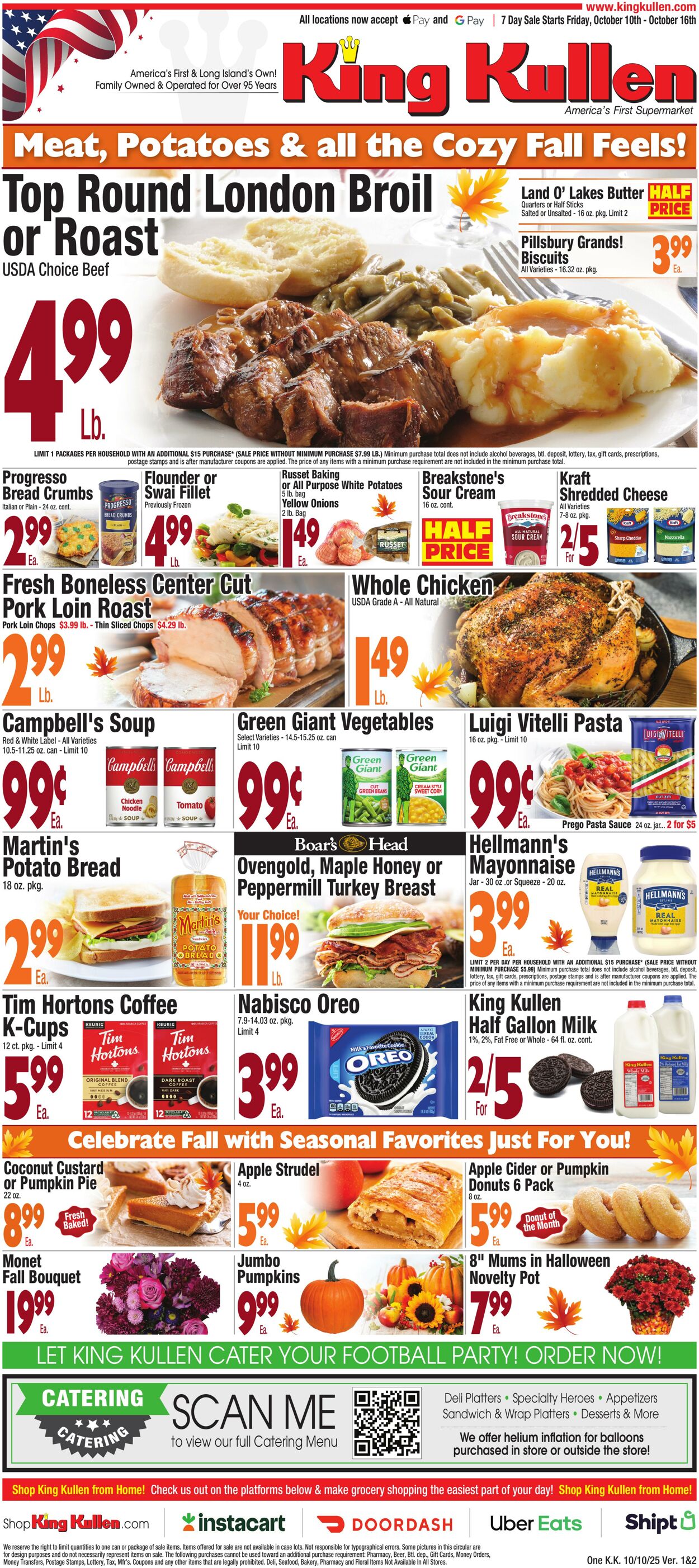 Catalogue King Kullen from 10/09/2025