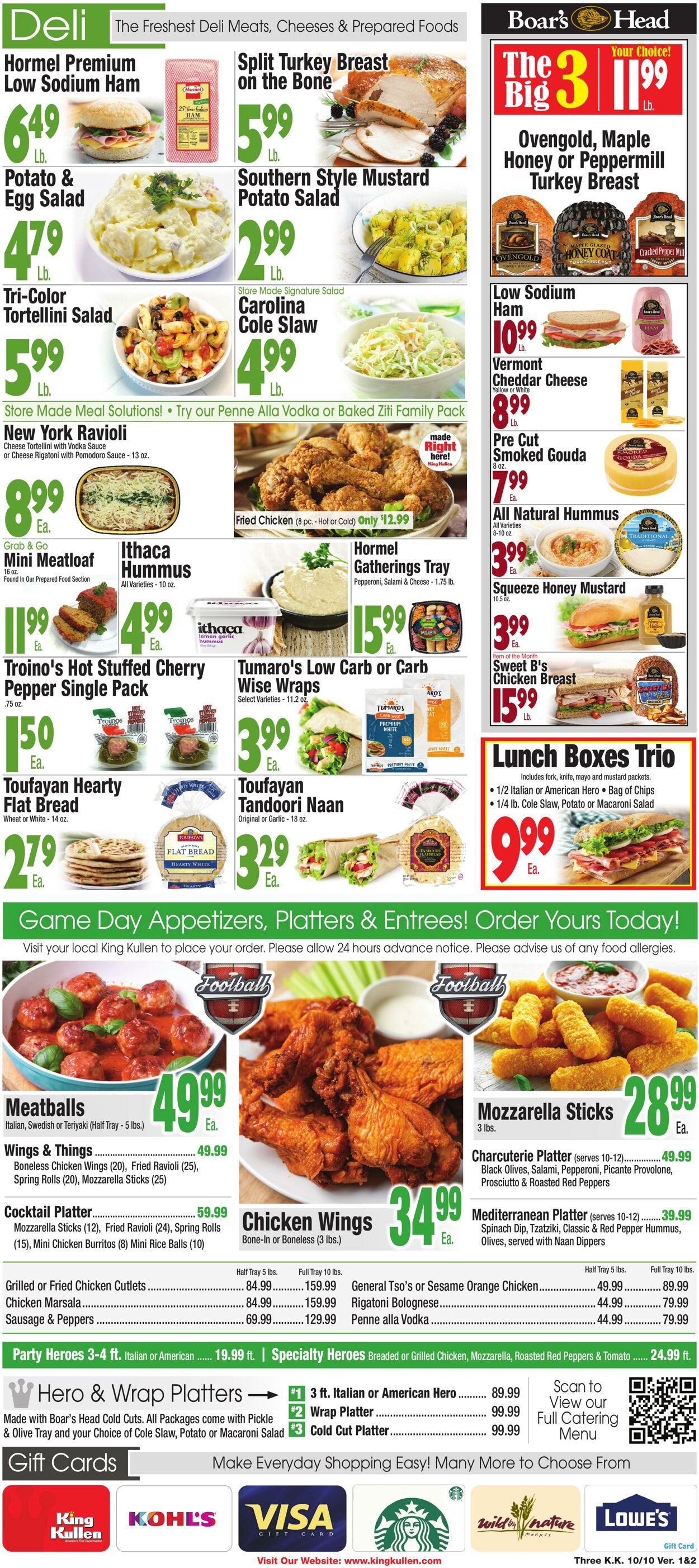 Catalogue King Kullen from 10/09/2025