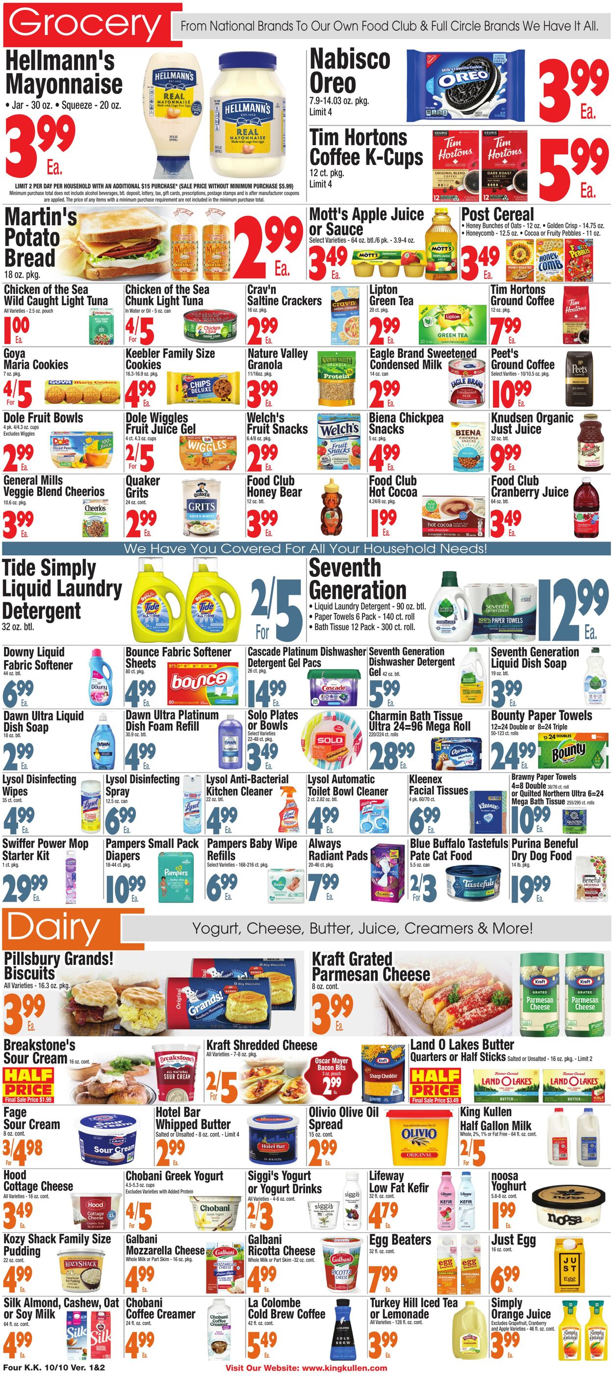 Catalogue King Kullen from 10/09/2025