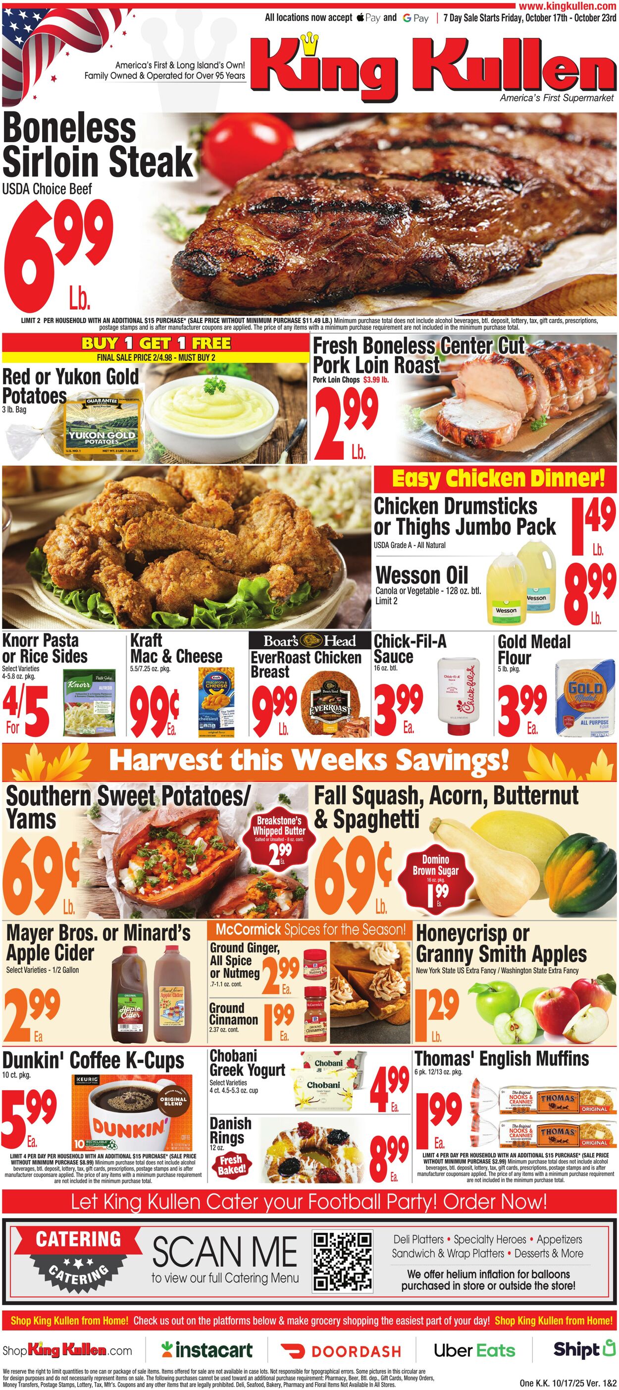 Catalogue King Kullen from 10/16/2025