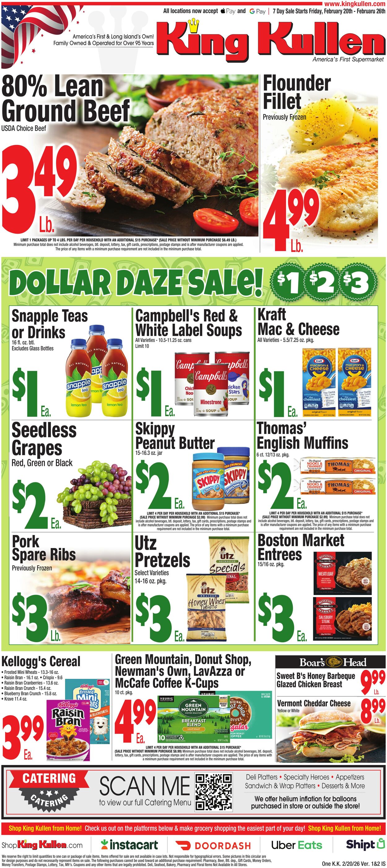 Catalogue King Kullen from 02/19/2026