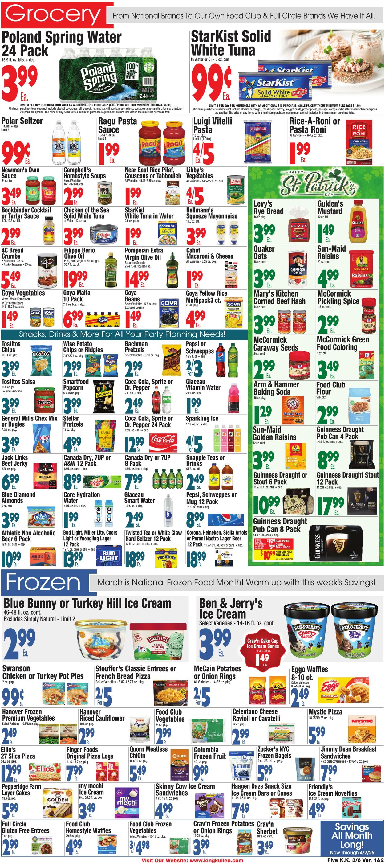 Catalogue King Kullen from 03/05/2026