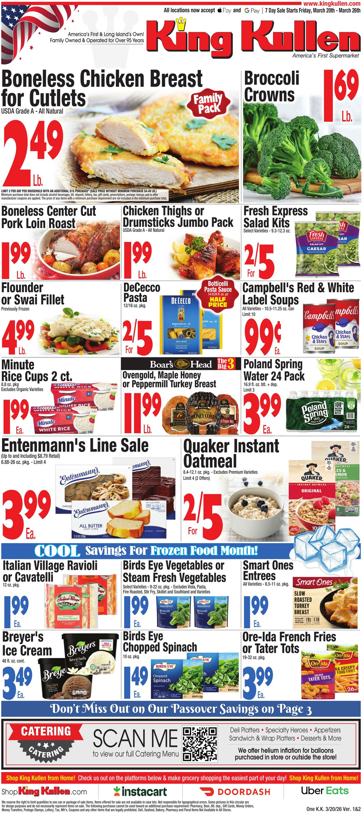 Catalogue King Kullen from 03/19/2026