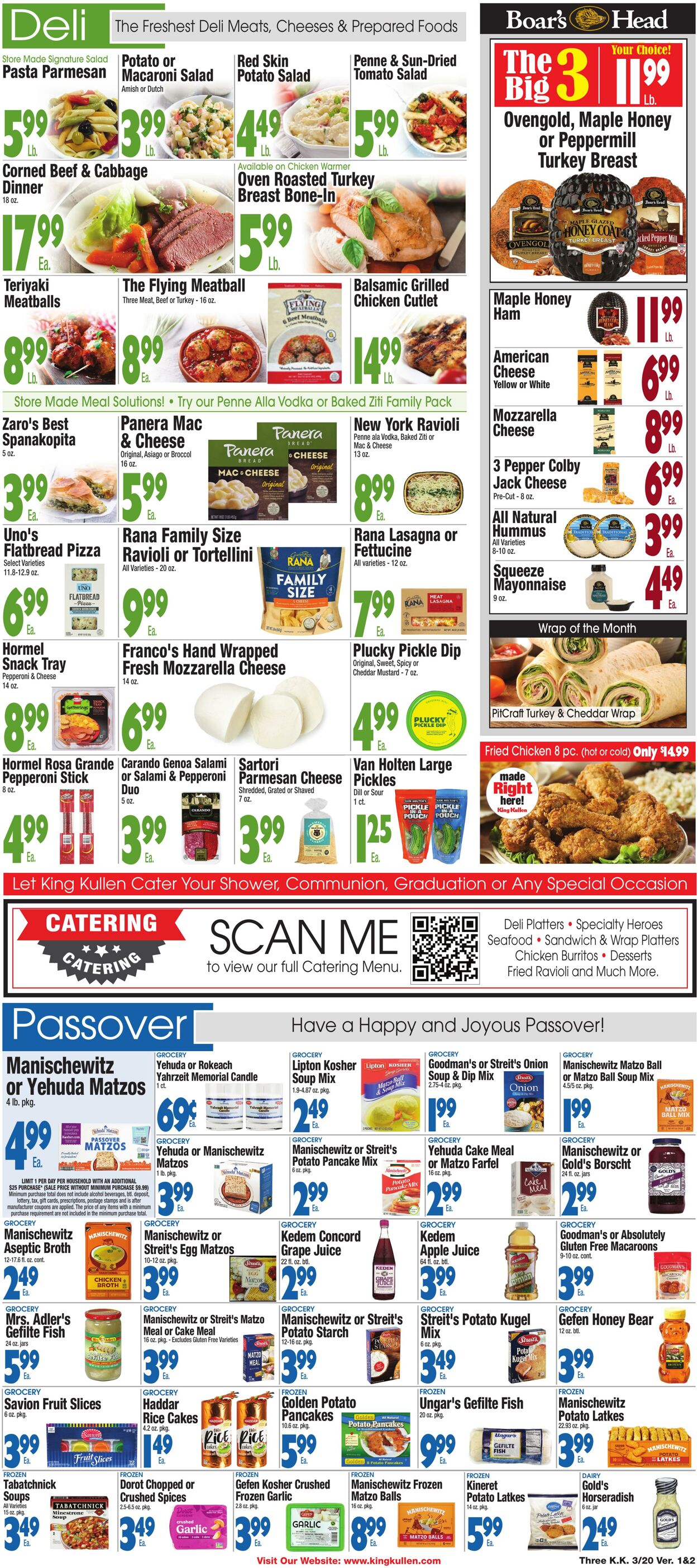 Catalogue King Kullen from 03/19/2026