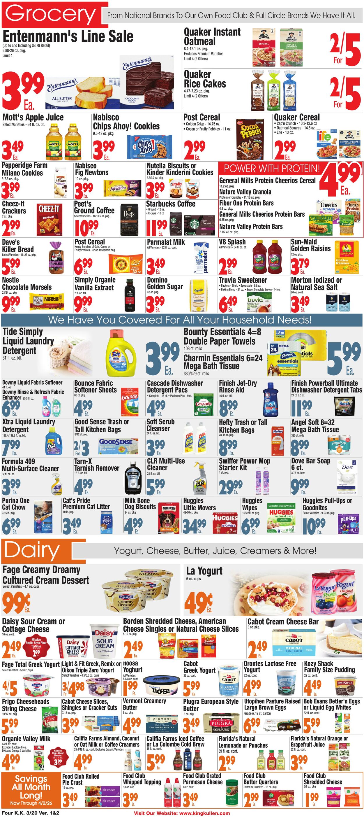 Catalogue King Kullen from 03/19/2026