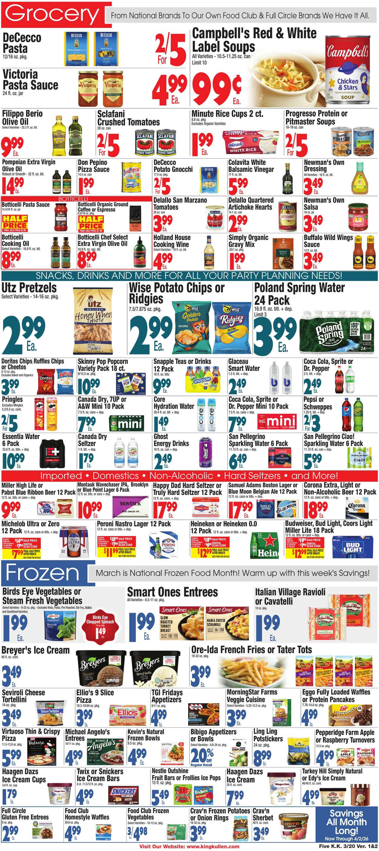 Catalogue King Kullen from 03/19/2026