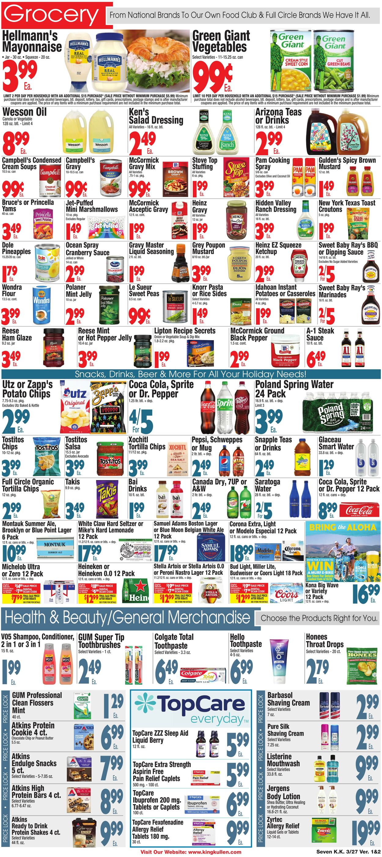 Catalogue King Kullen from 03/26/2026