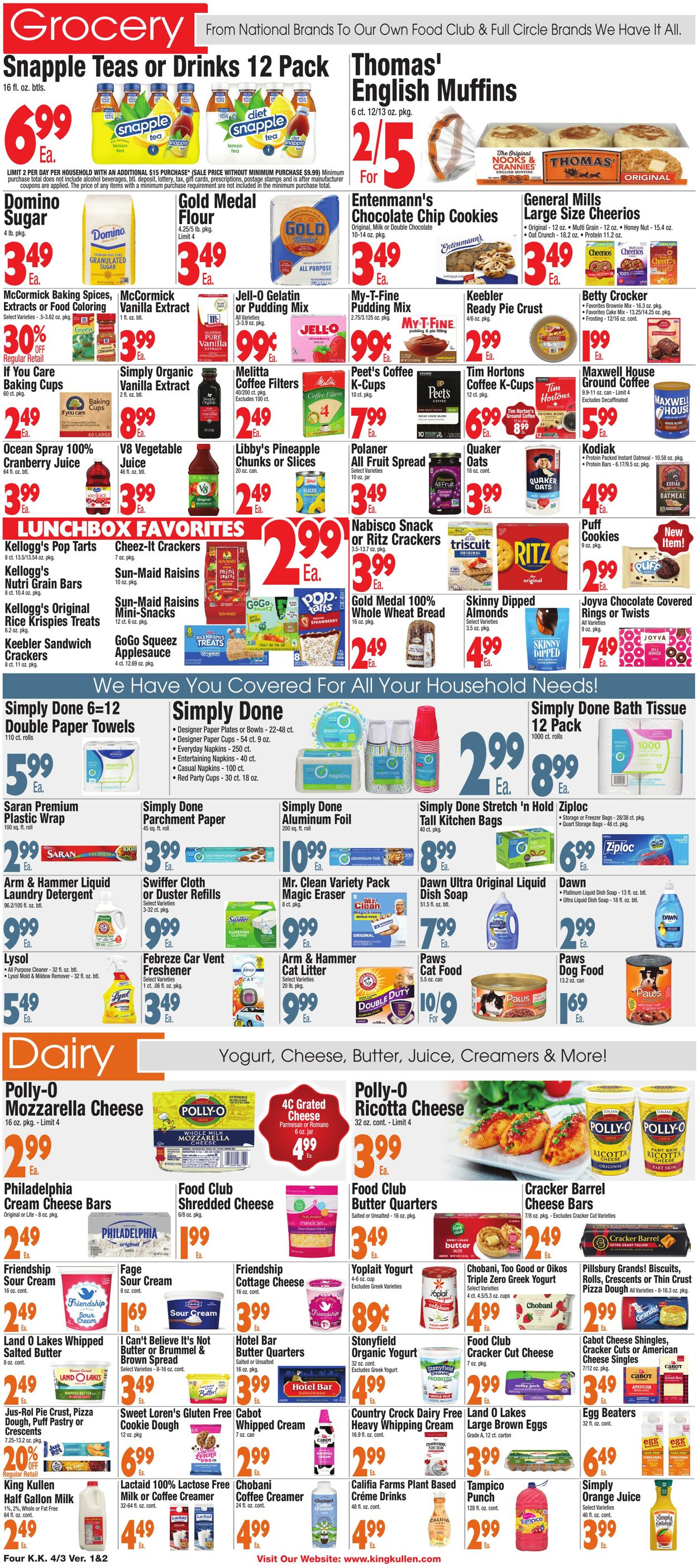 Catalogue King Kullen from 04/02/2026