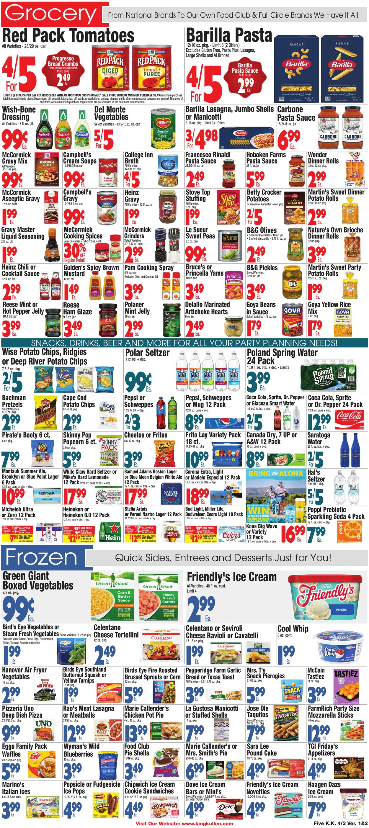 Catalogue King Kullen from 04/02/2026