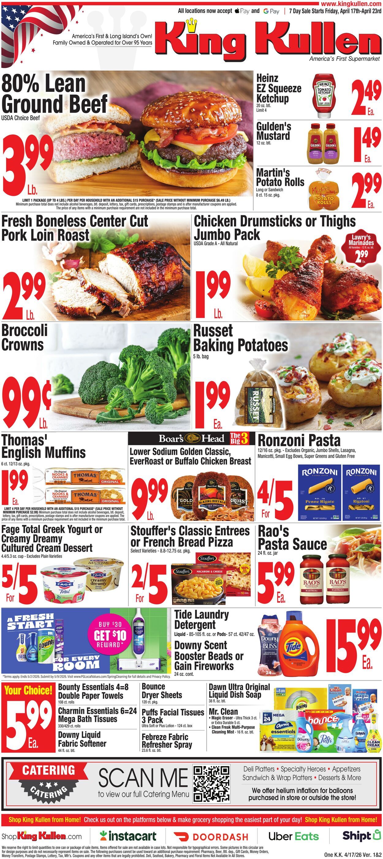 Catalogue King Kullen from 04/16/2026
