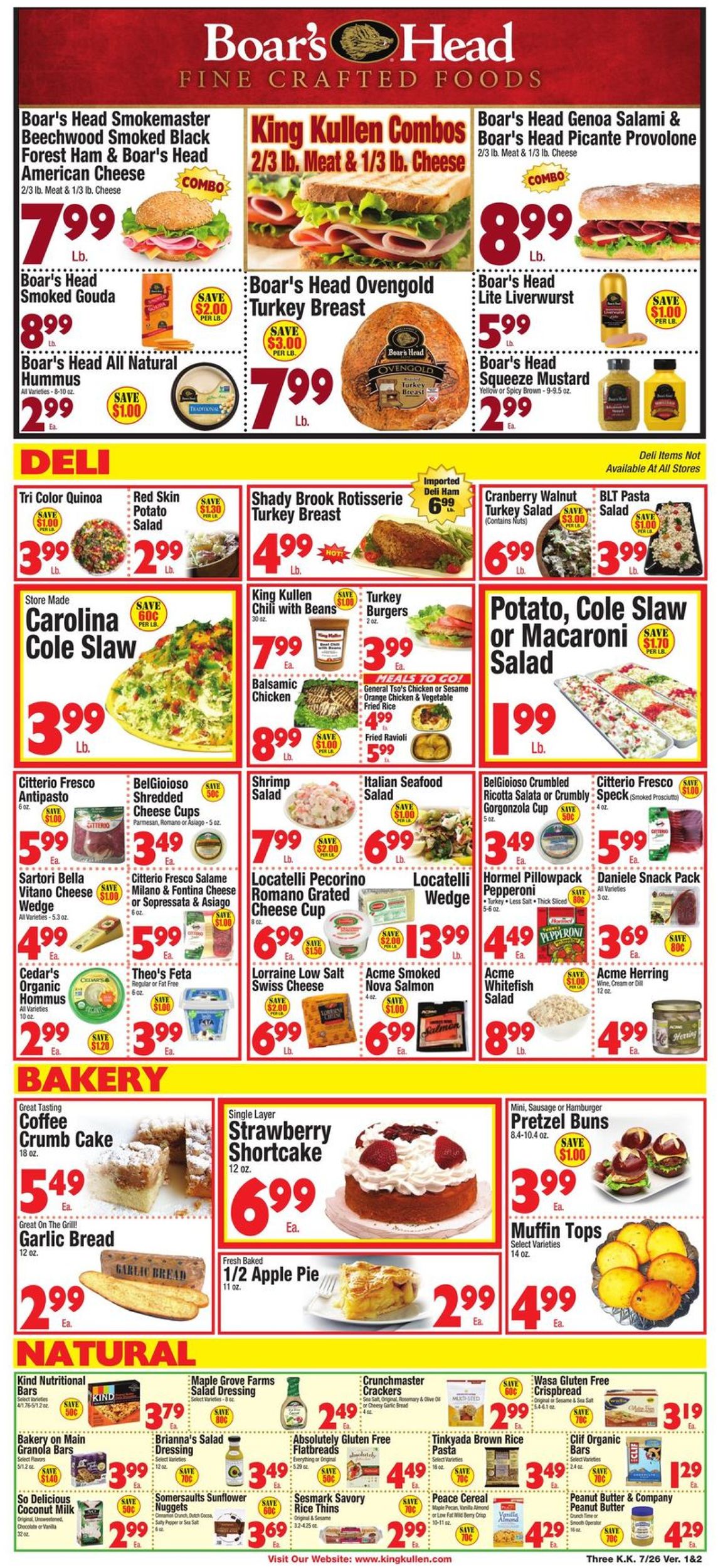 Catalogue King Kullen from 07/26/2019