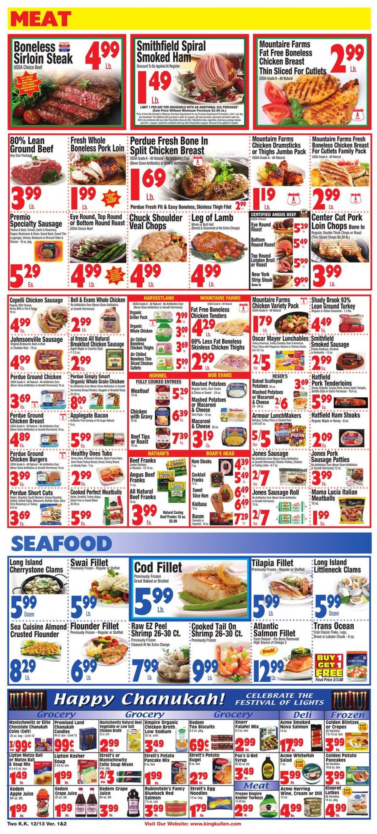 Catalogue King Kullen - Christmas Ad 2019 from 12/13/2019