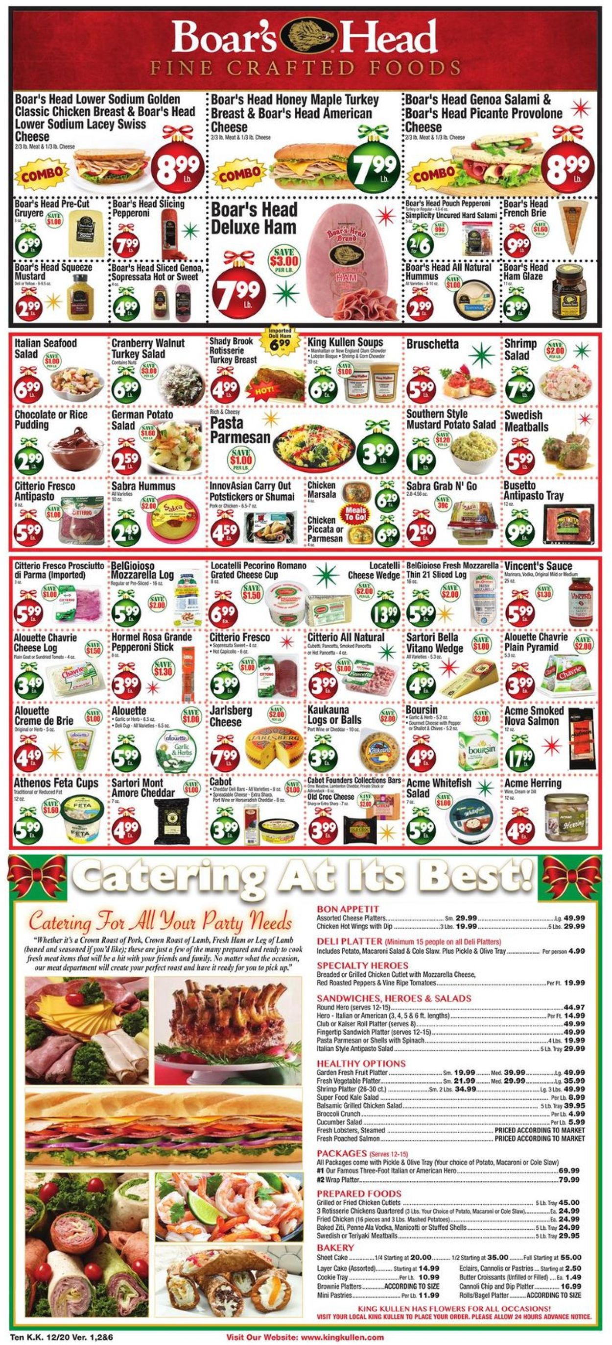 Catalogue King Kullen - Christmas Ad 2019 from 12/20/2019