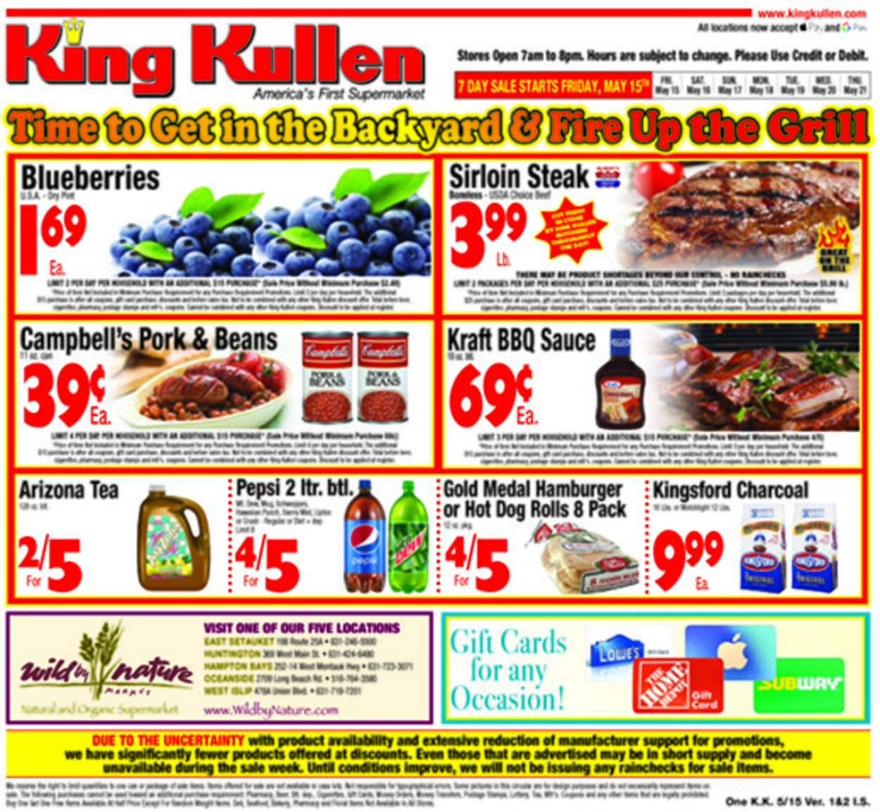 Catalogue King Kullen from 05/15/2020