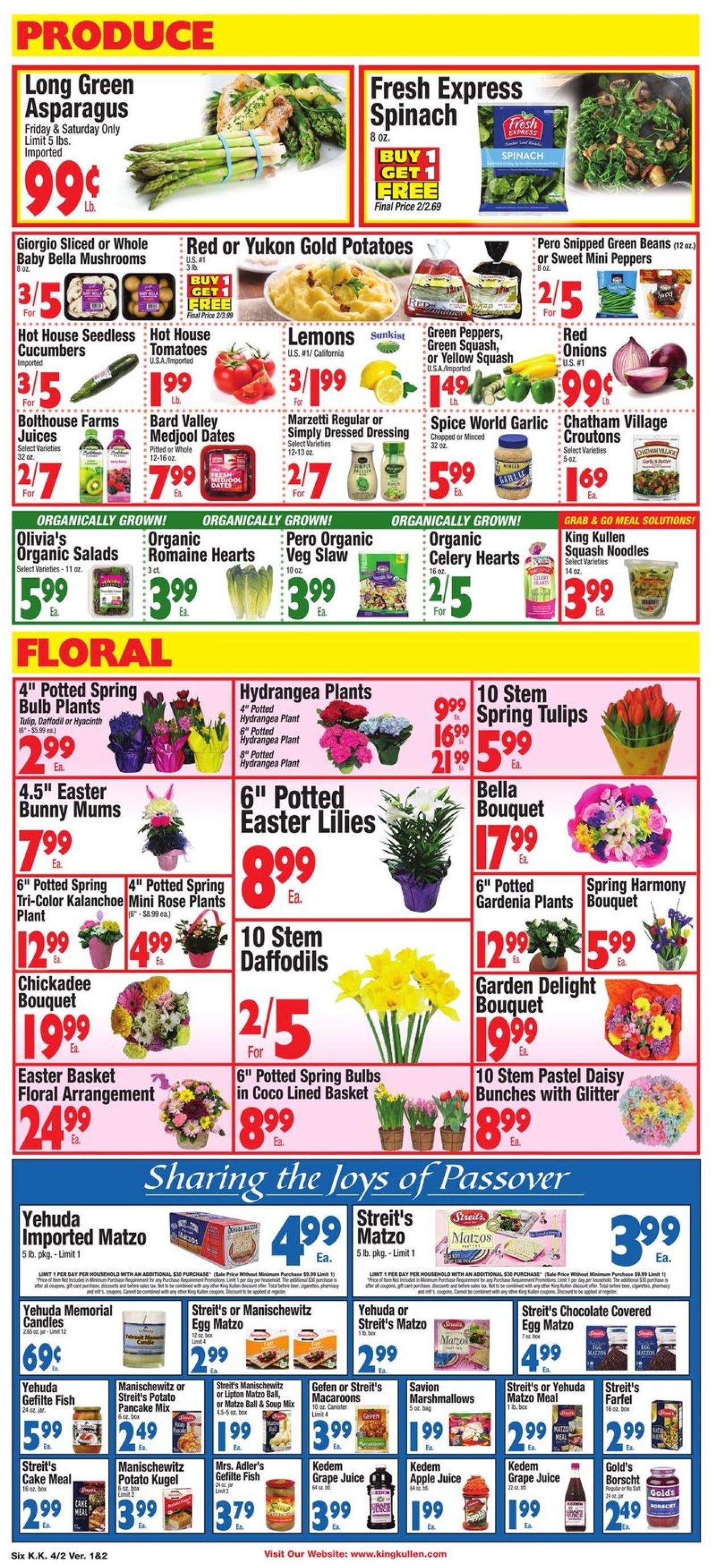 Catalogue King Kullen - Easter 2021 from 04/02/2021