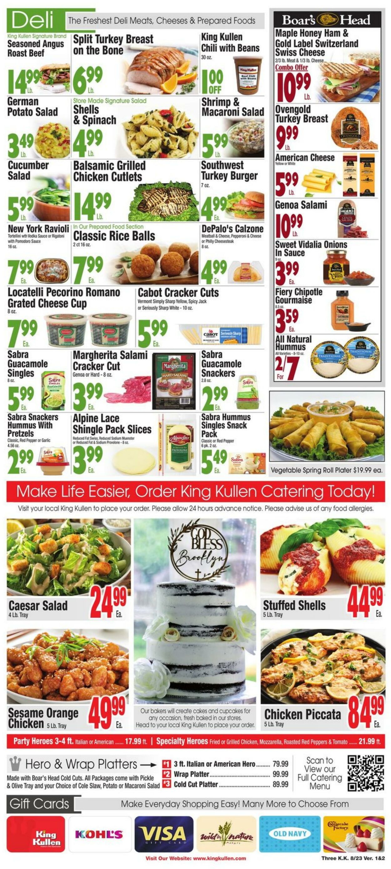 Catalogue King Kullen from 08/23/2024